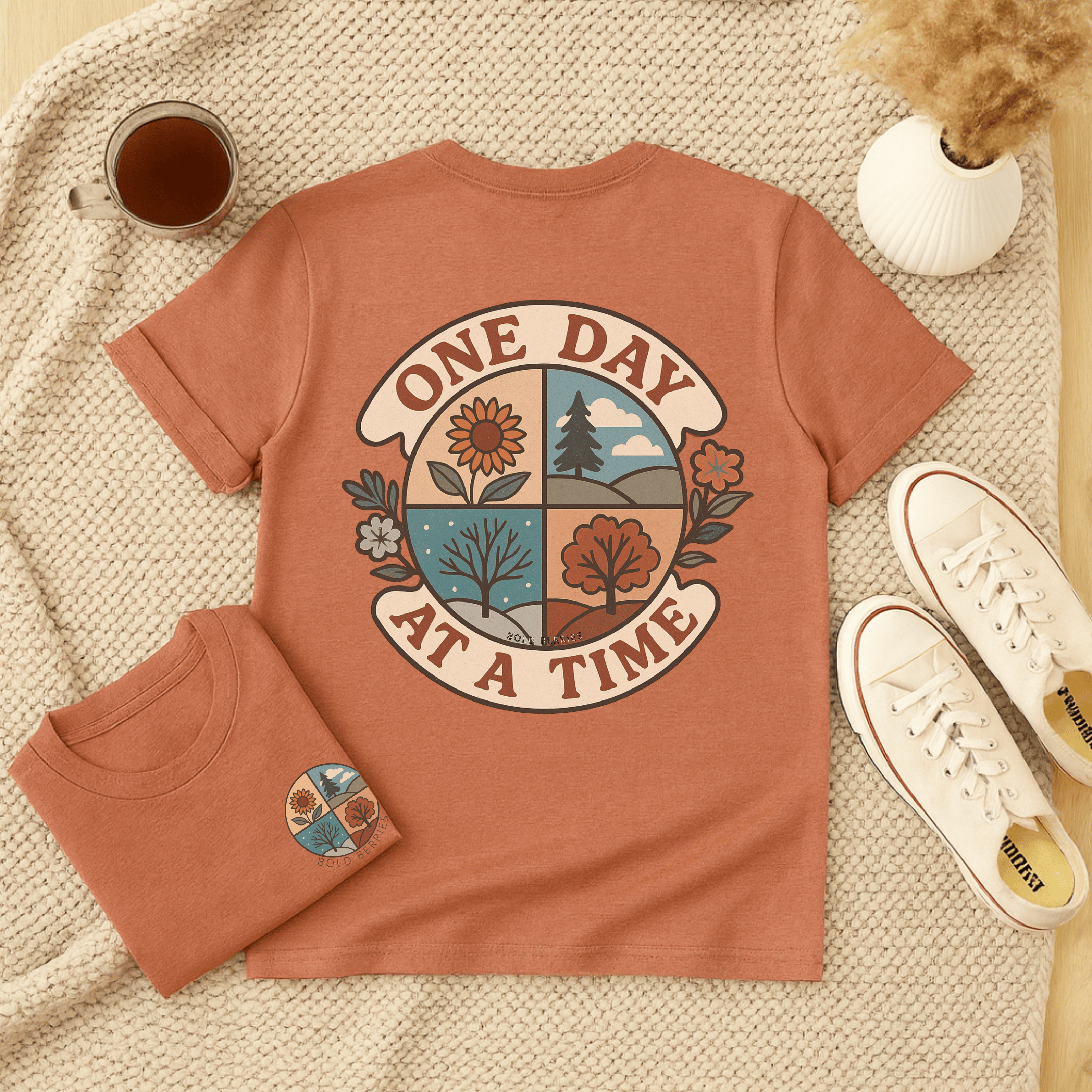 One Day At A Time - Adult T-Shirt