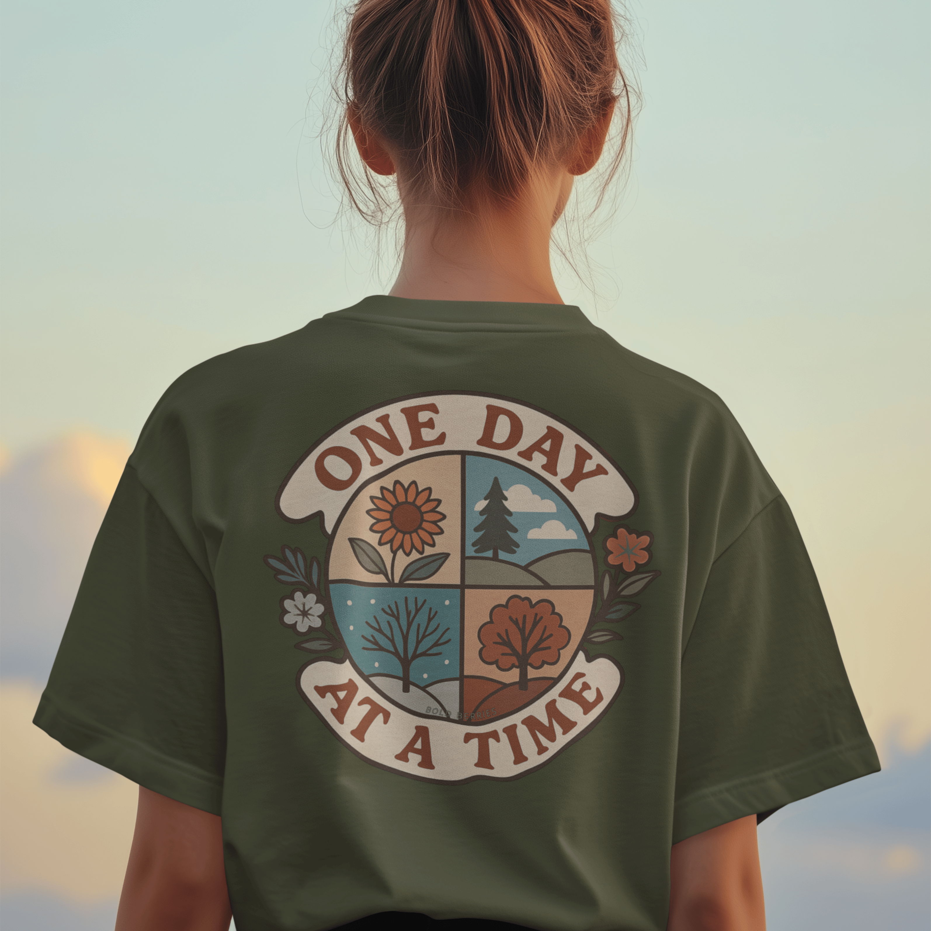 One Day At A Time - Adult T-Shirt