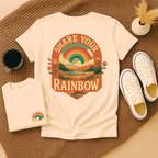 Share Your Rainbow - Adult T-Shirt