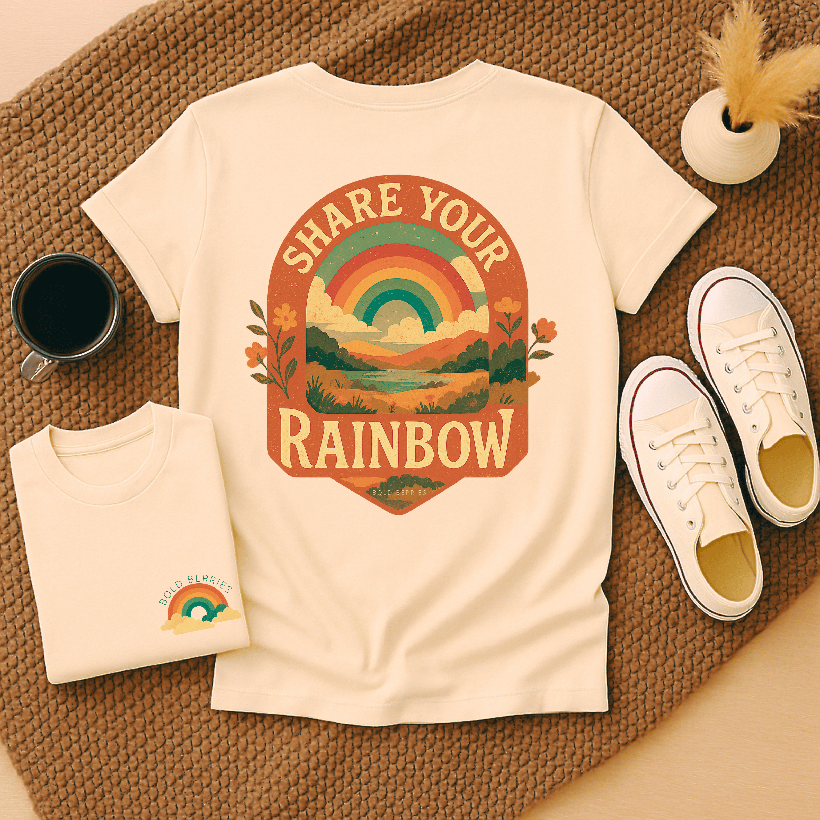 Share Your Rainbow - Adult T-Shirt