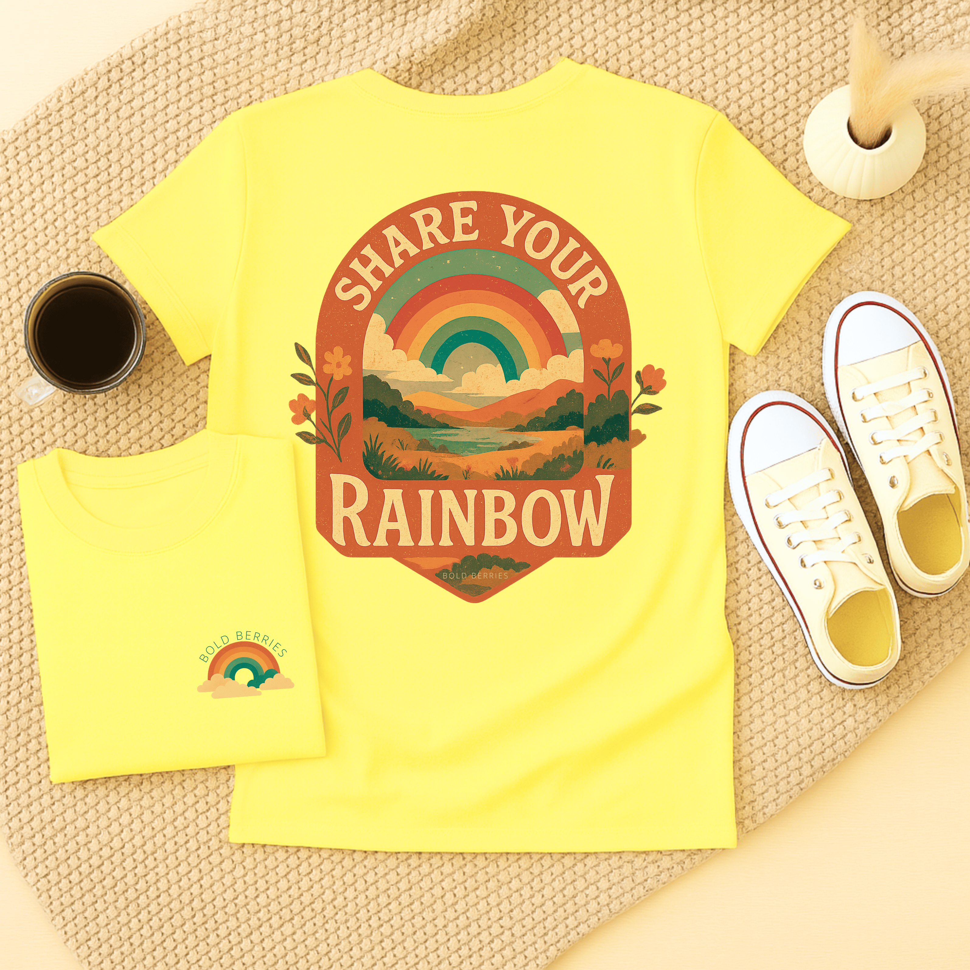 Share Your Rainbow - Adult T-Shirt
