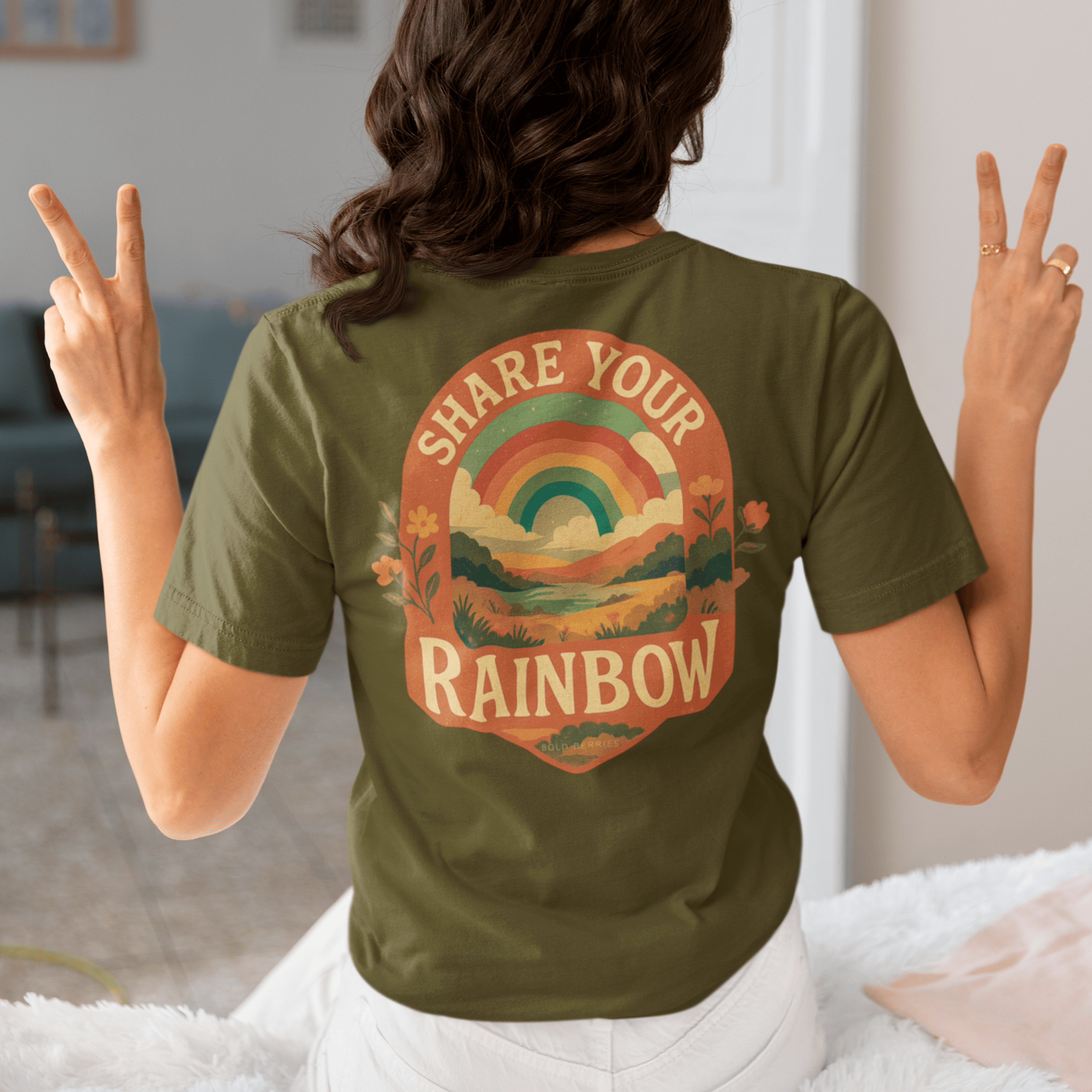 Share Your Rainbow - Adult T-Shirt