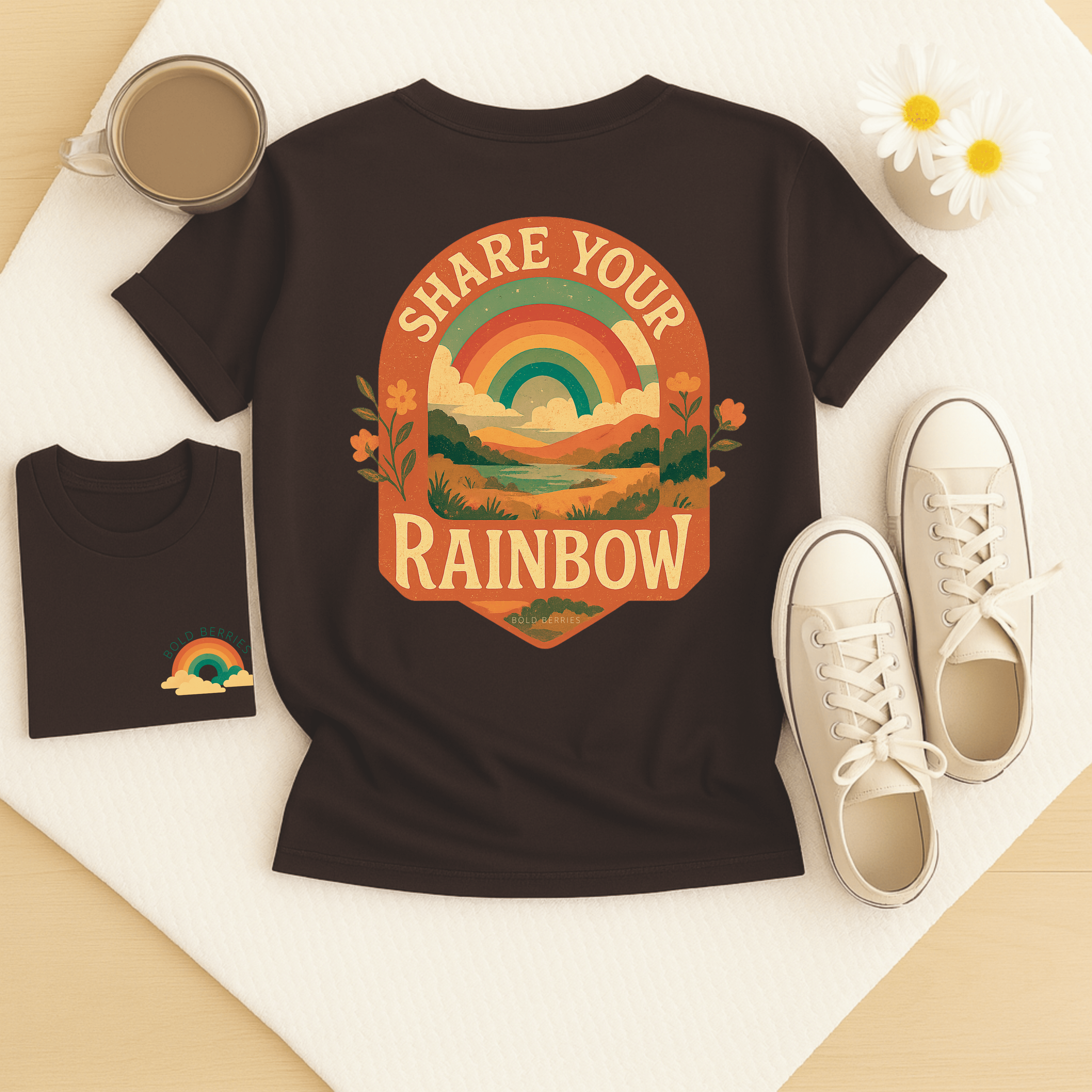 Share Your Rainbow - Adult T-Shirt