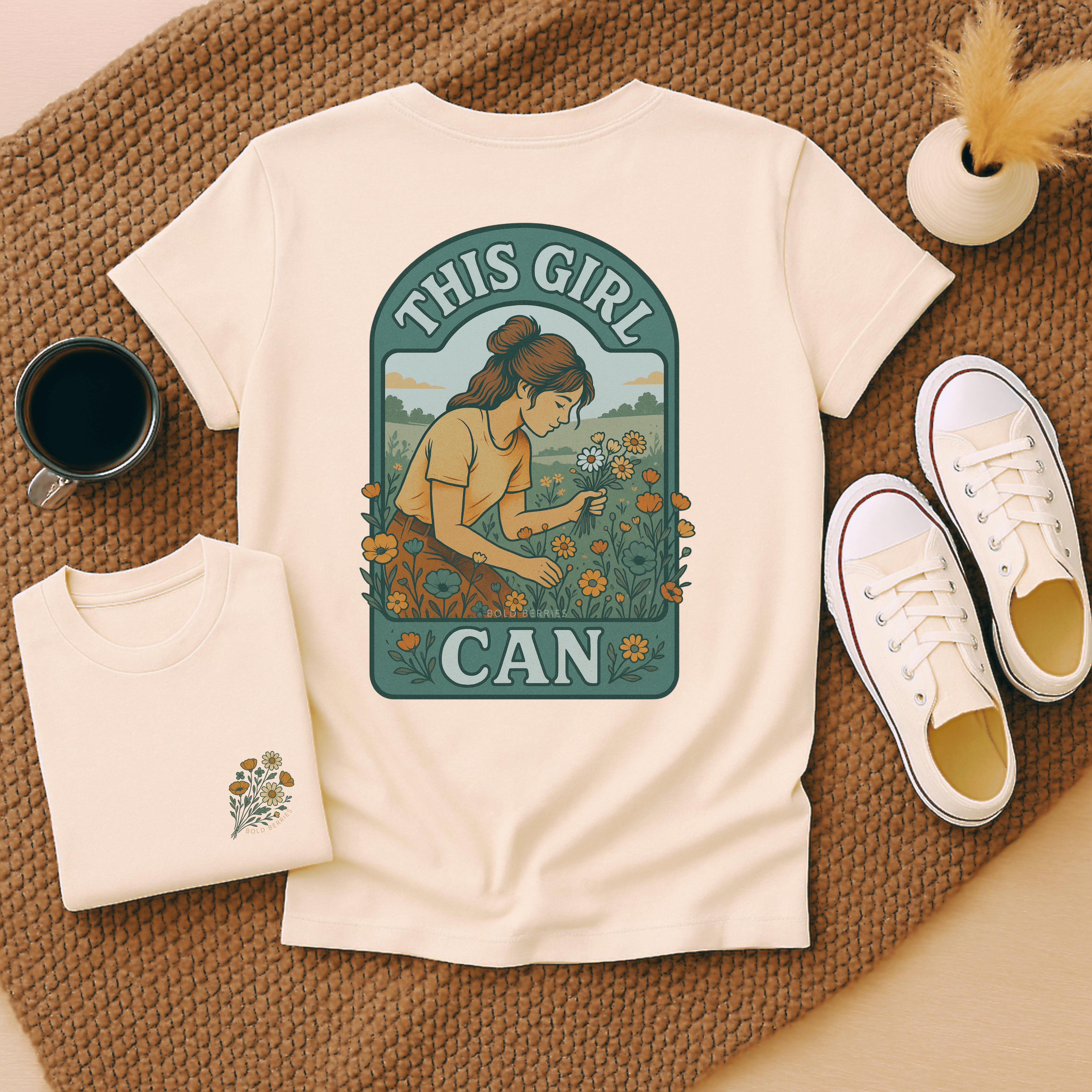 This Girl Can Shirt - Adult T-Shirt