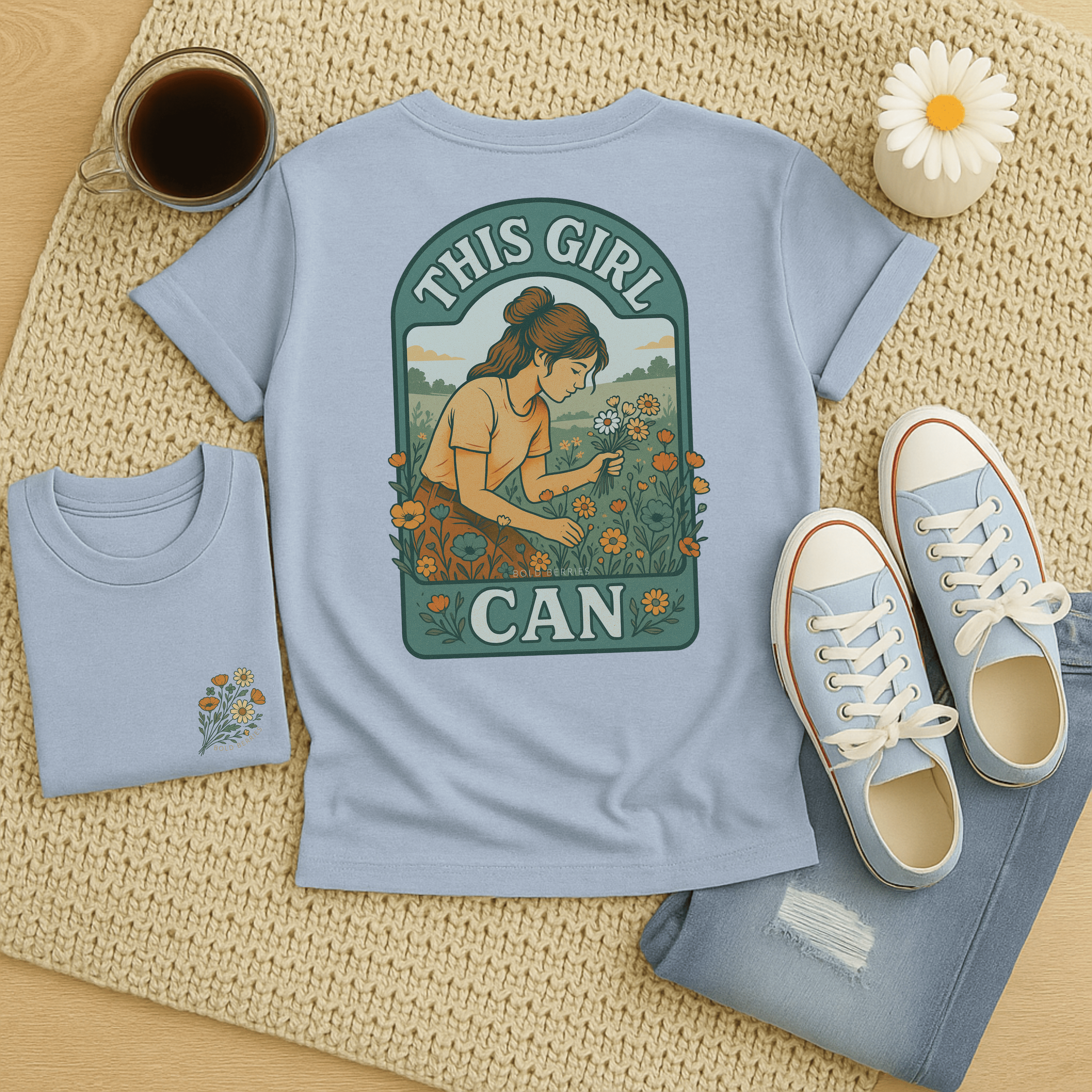 This Girl Can Shirt - Adult T-Shirt
