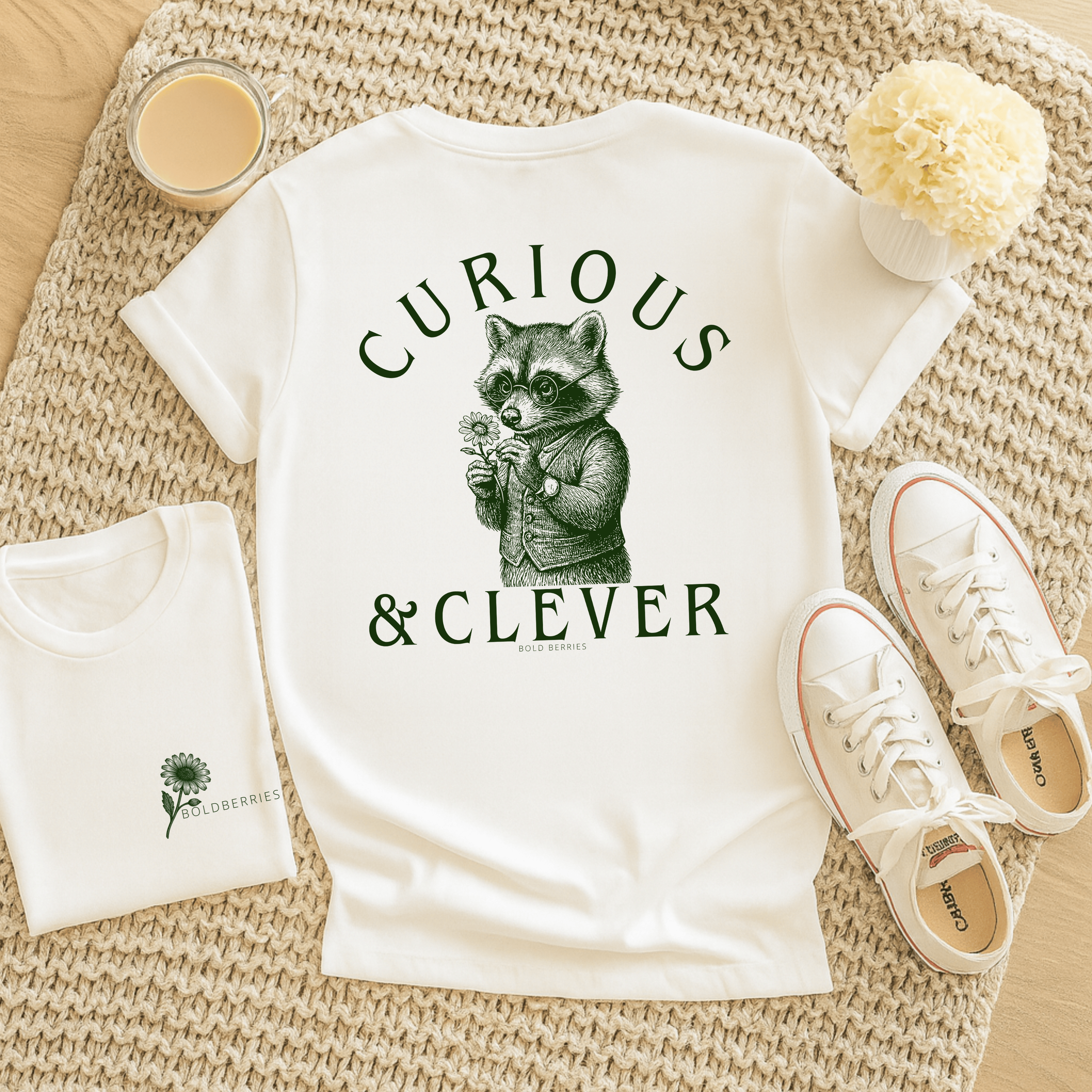 Curious & Clever - Adult T-Shirt