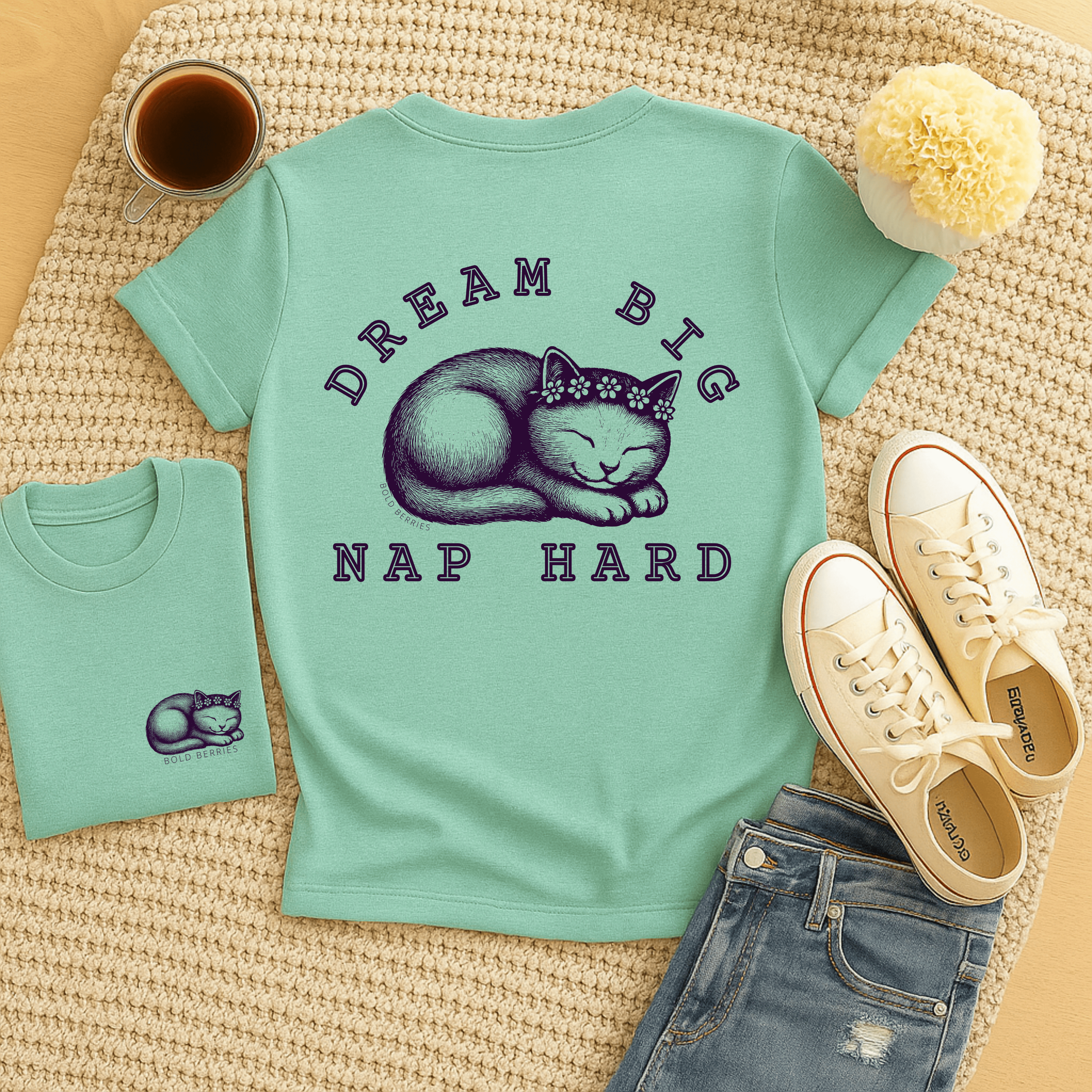 Dream Big Nap Hard - Adult T-Shirt