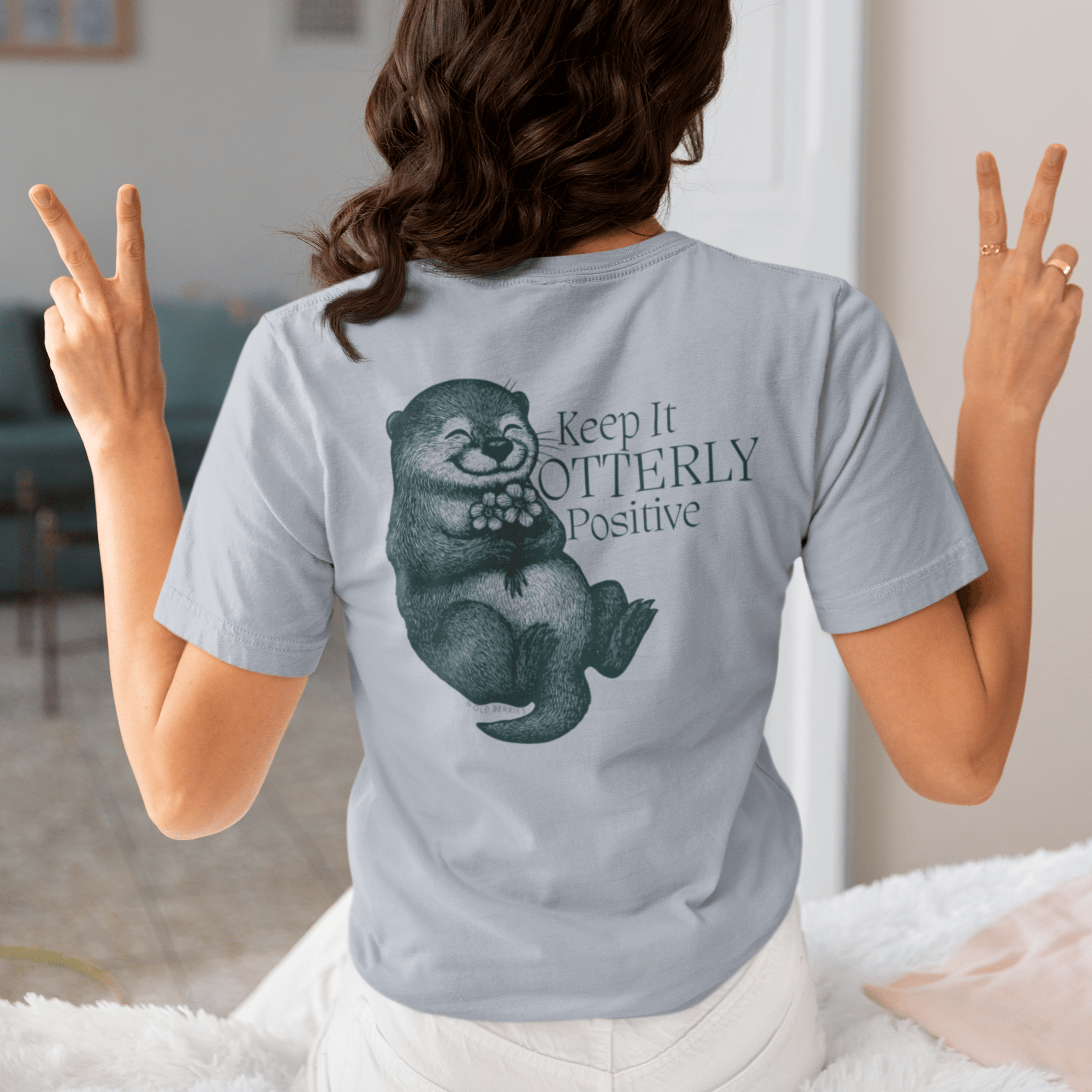 Keep It Otterly Positive - Adult T-Shirt