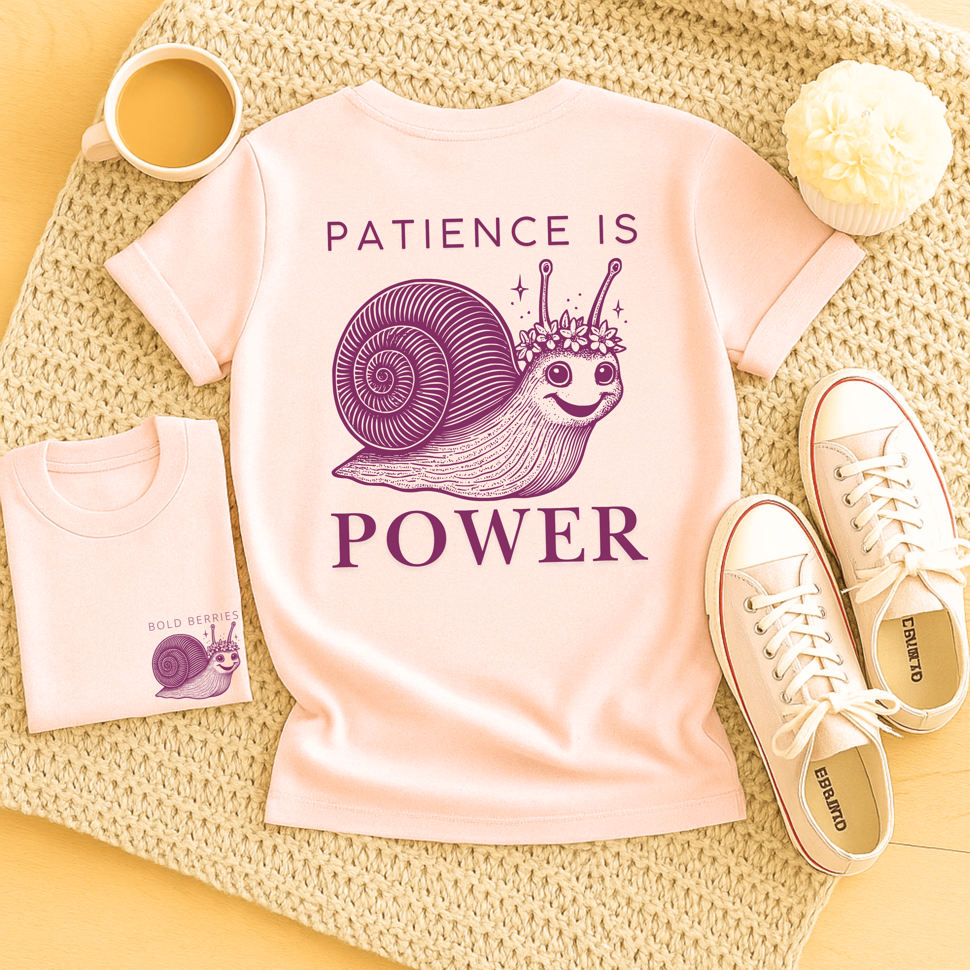 Patience is Power - Adult T-Shirt