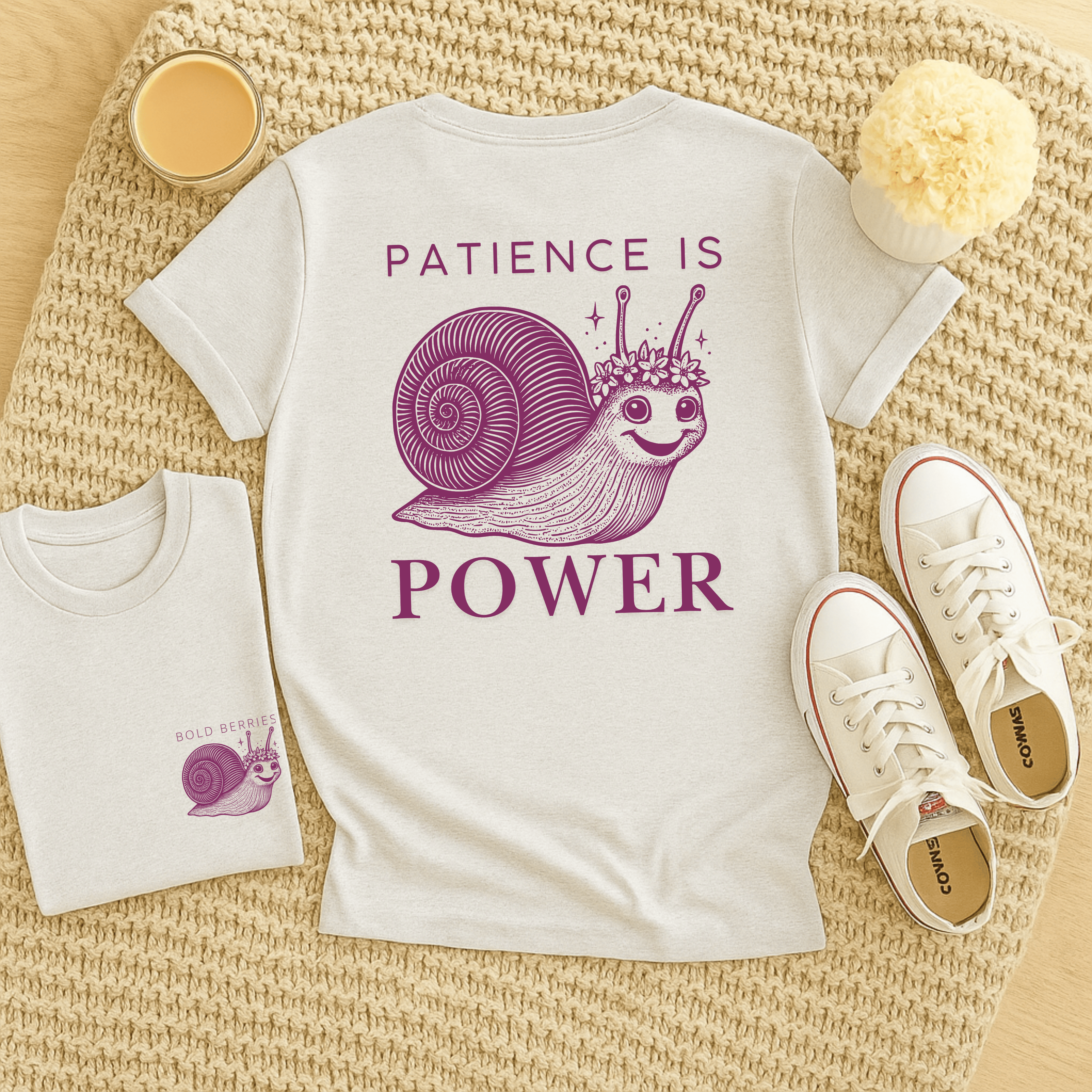 Patience is Power - Adult T-Shirt