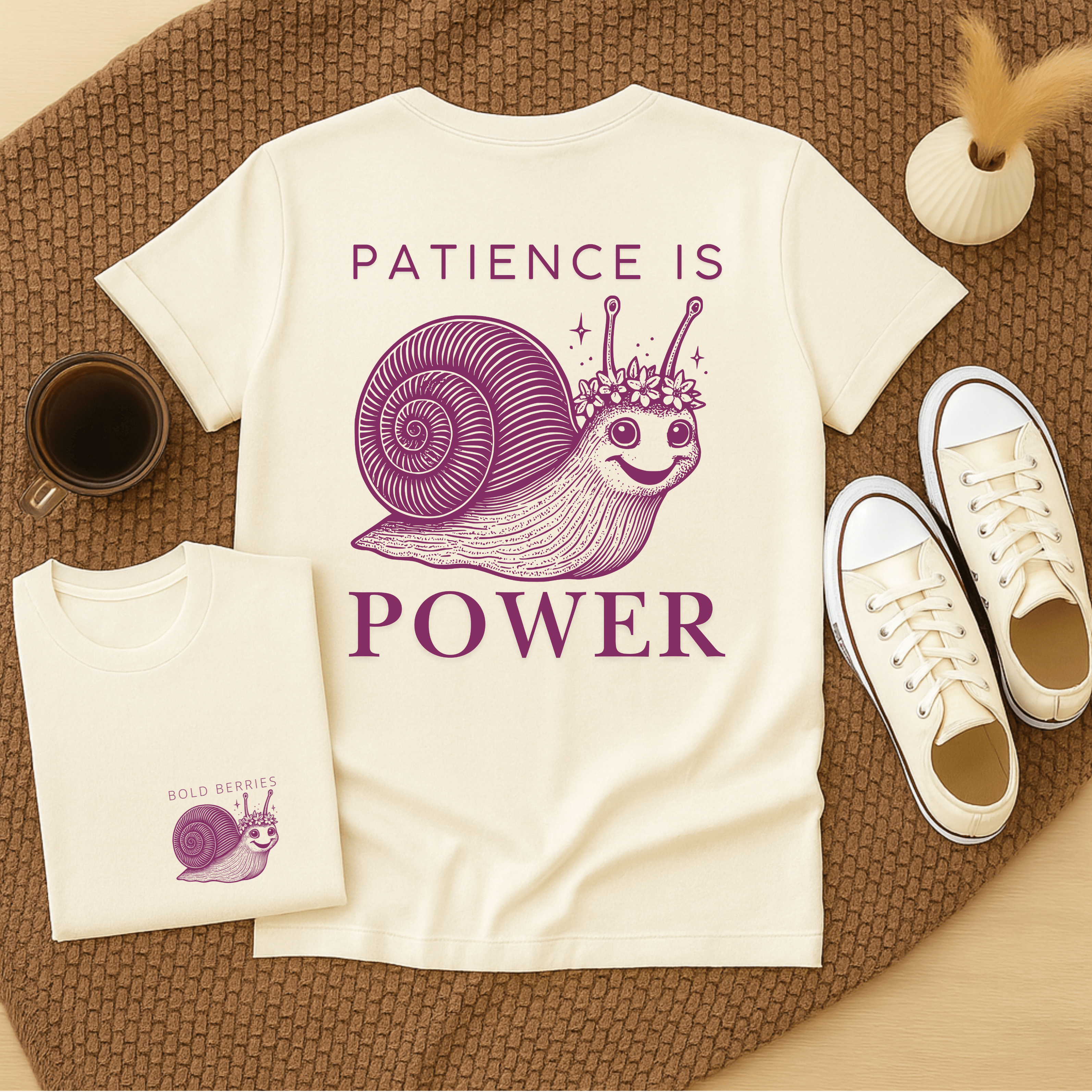 Patience is Power - Adult T-Shirt