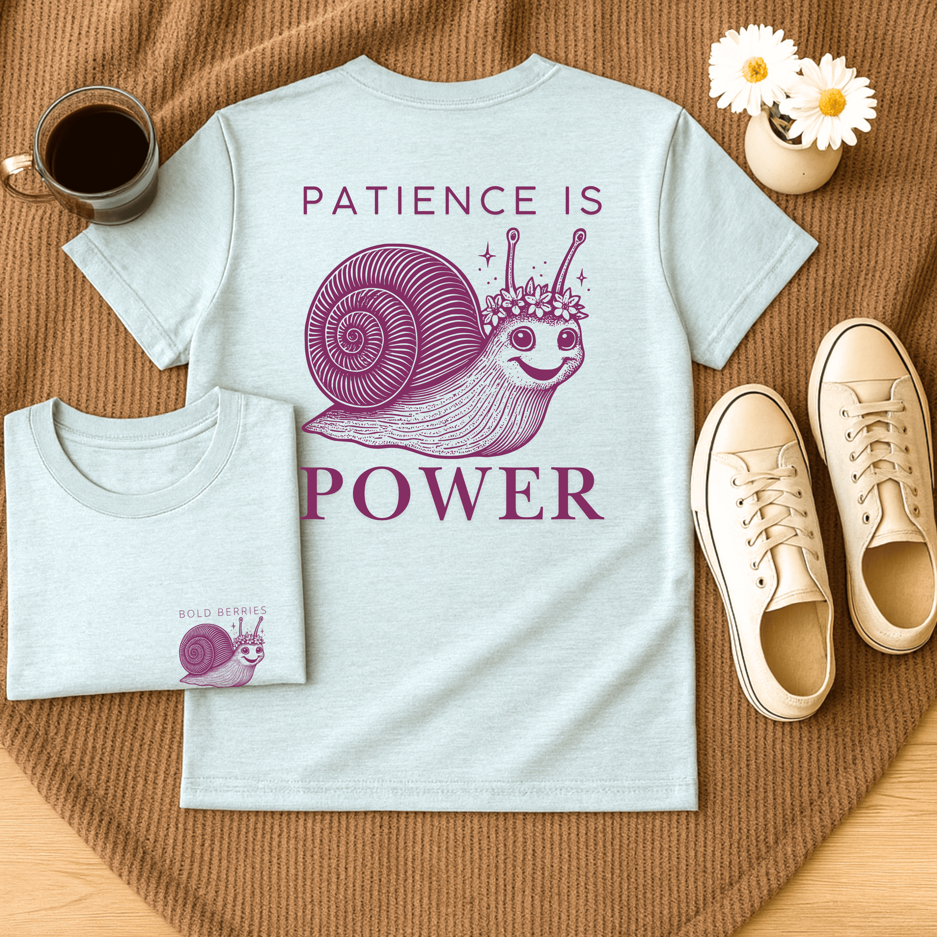 Patience is Power - Adult T-Shirt