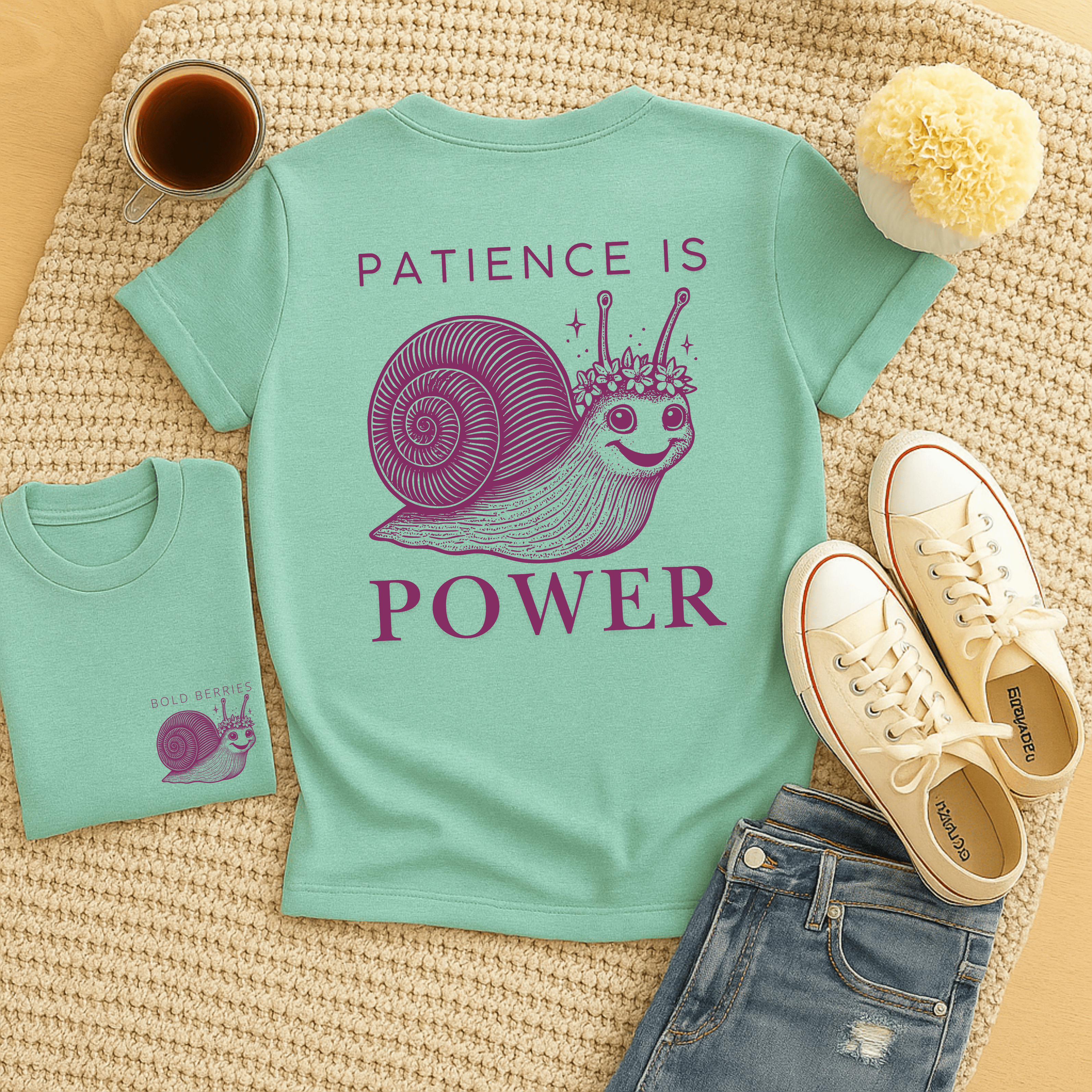 Patience is Power - Adult T-Shirt