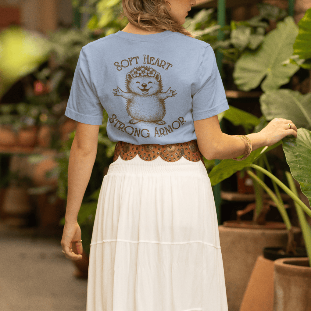 Soft Heart Strong Armor - Adult T-Shirt