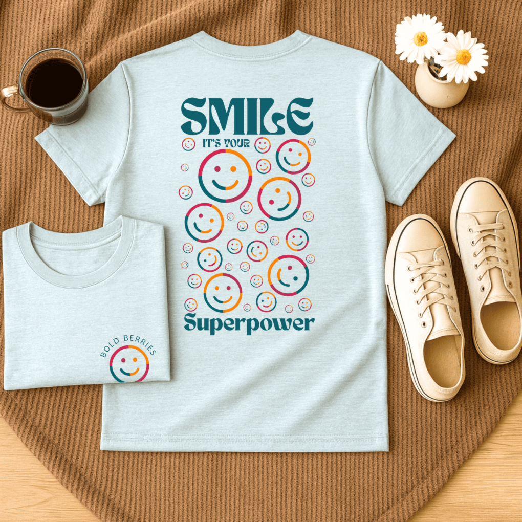 Smile It’s Your Superpower - Adult T-Shirt