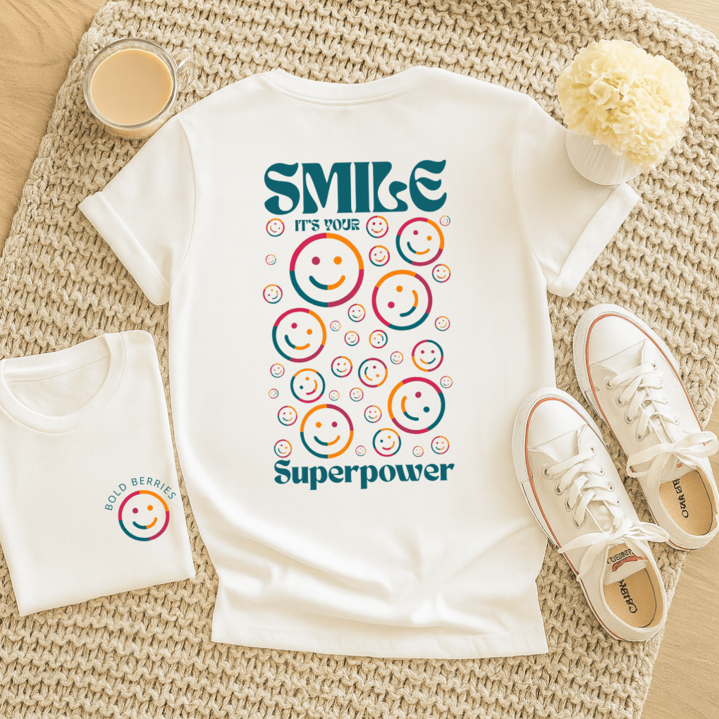 Smile It’s Your Superpower - Adult T-Shirt