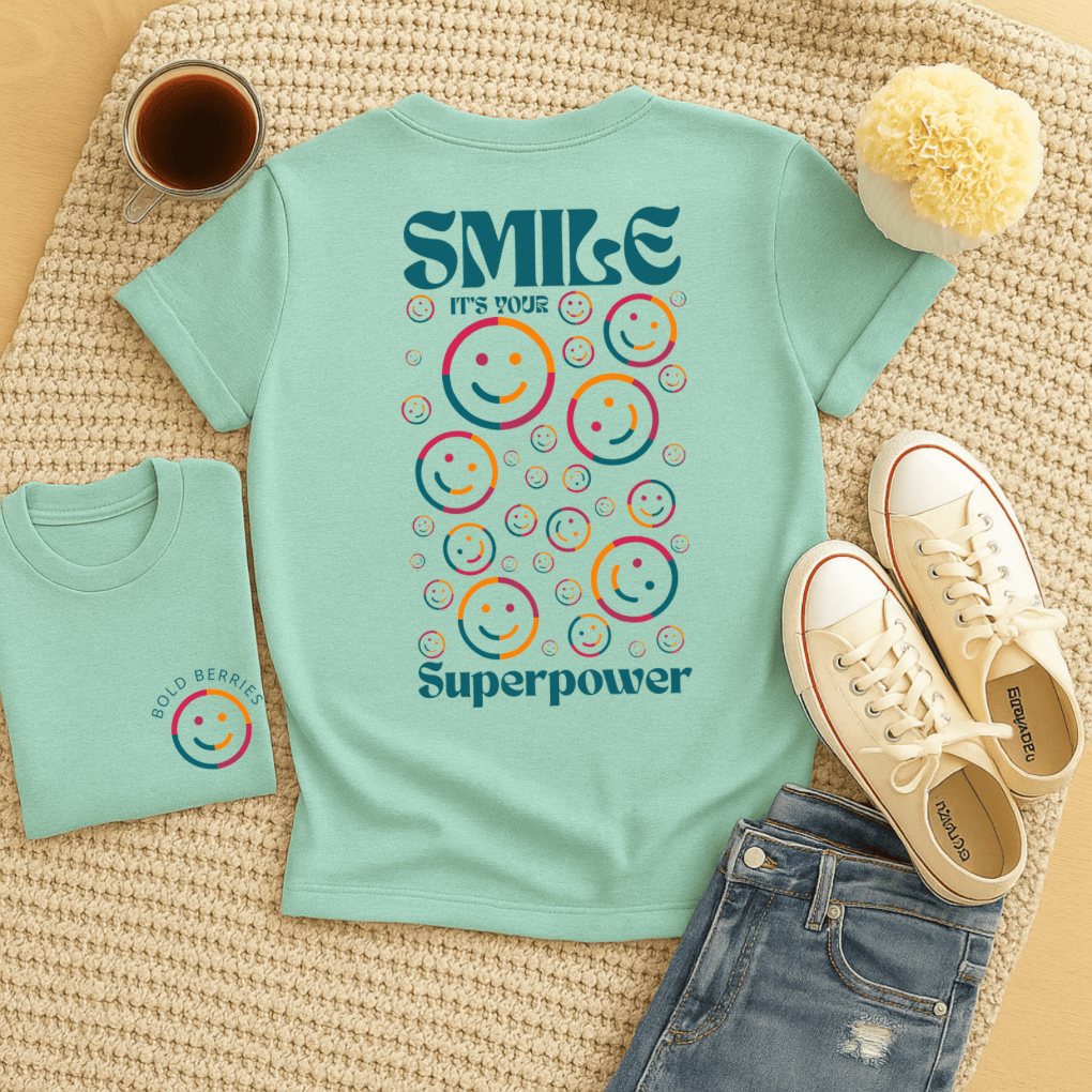 Smile It’s Your Superpower - Adult T-Shirt
