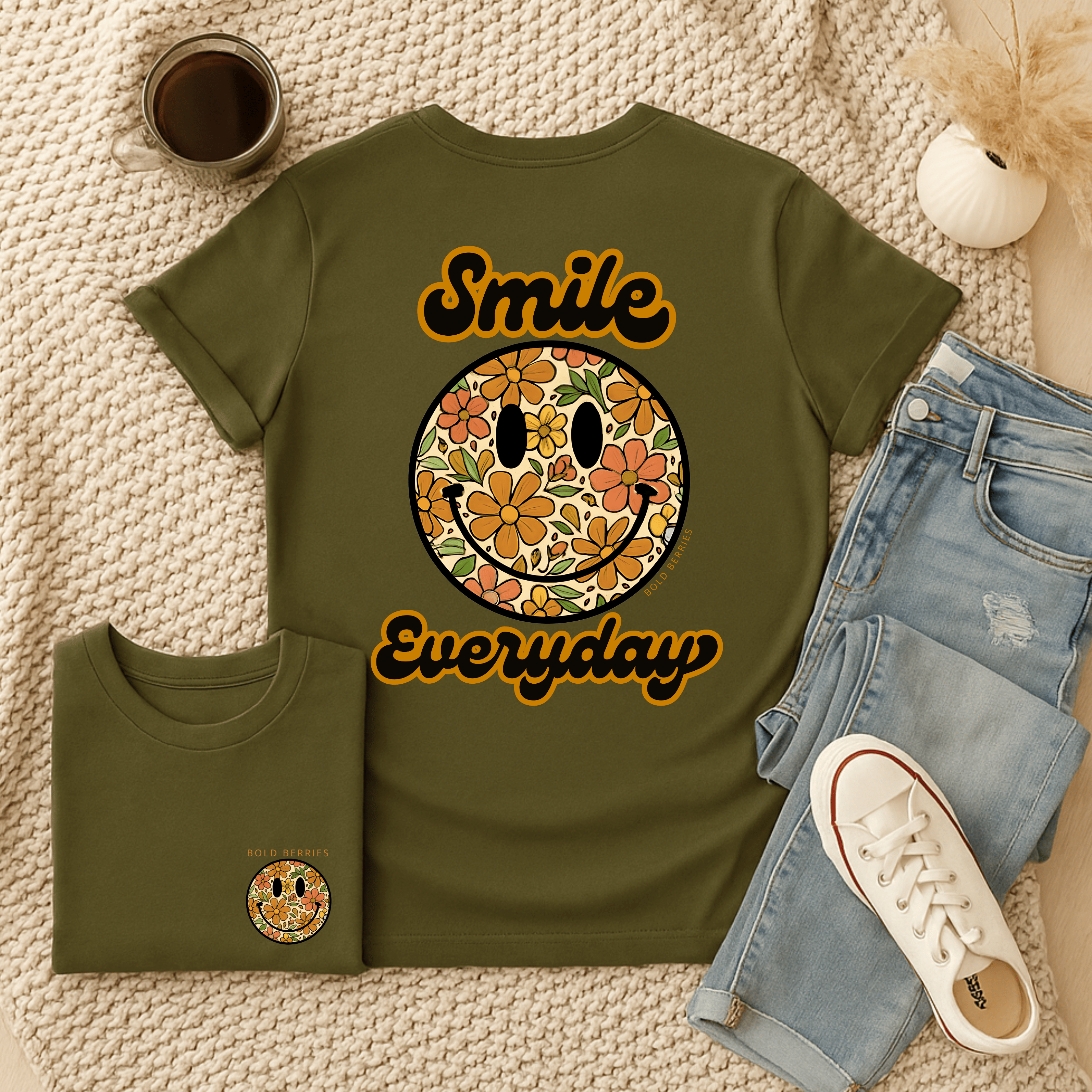 Smile Everyday - Adult T-Shirt
