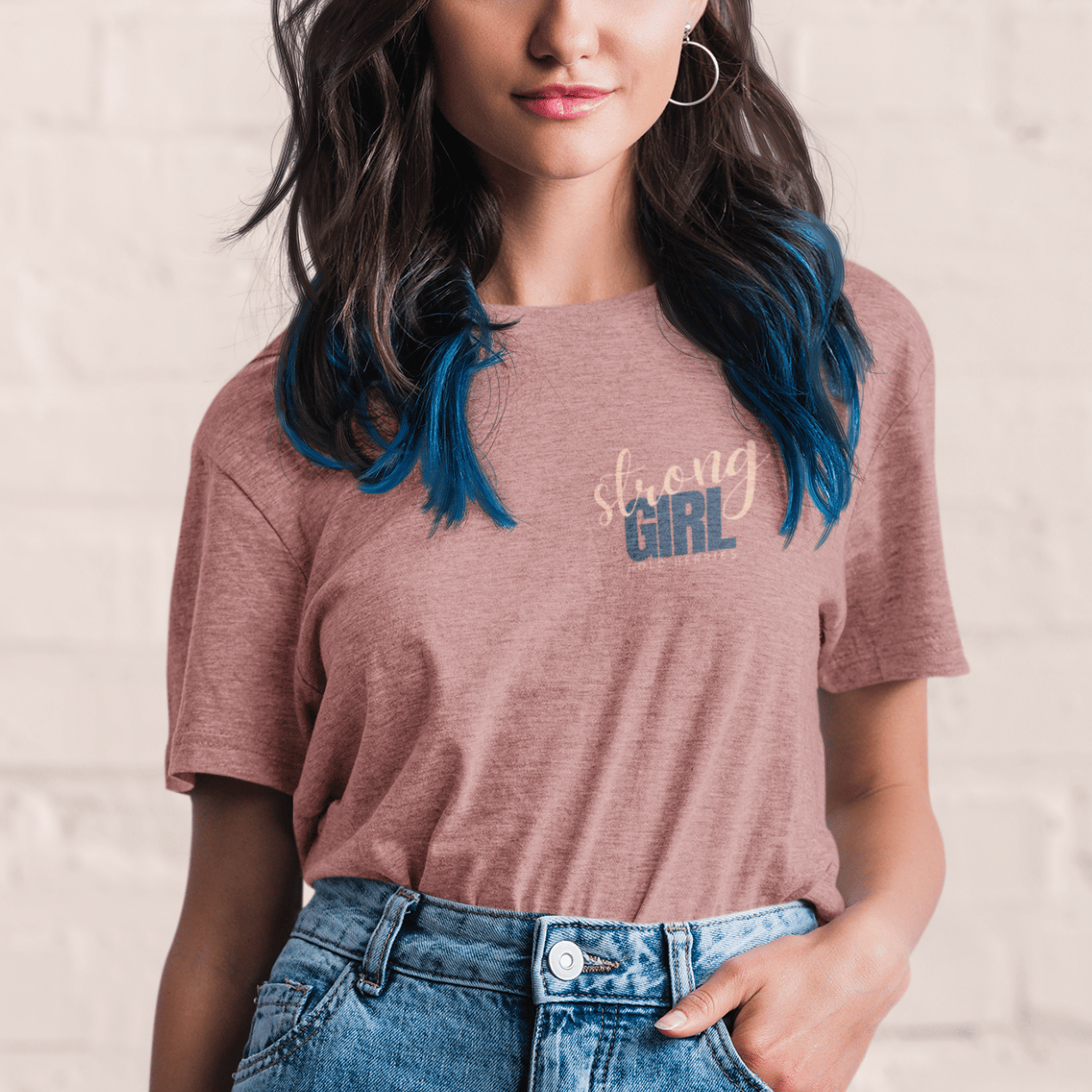 Be Strong Like A Girl - Adult T-Shirt