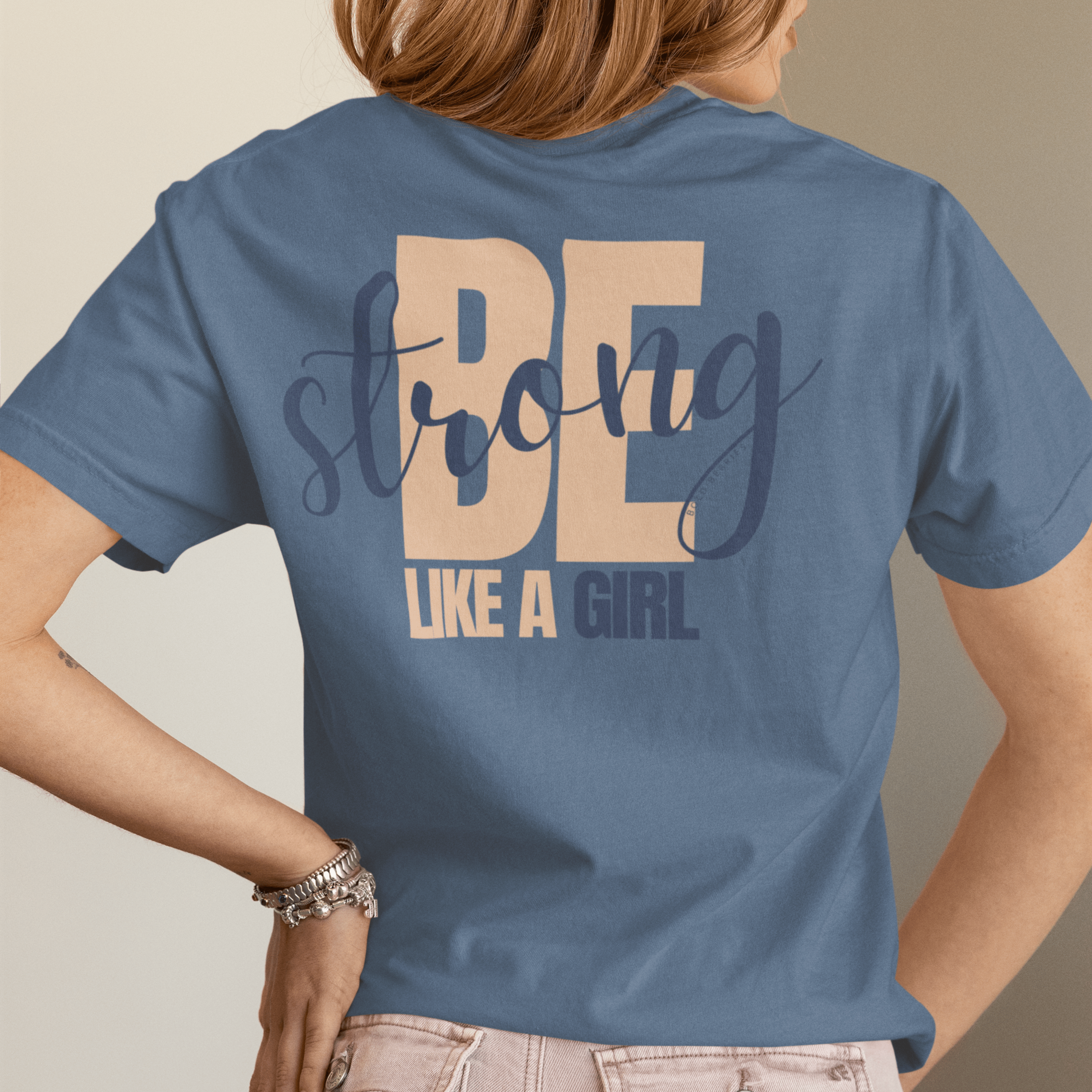 Be Strong Like A Girl - Adult T-Shirt