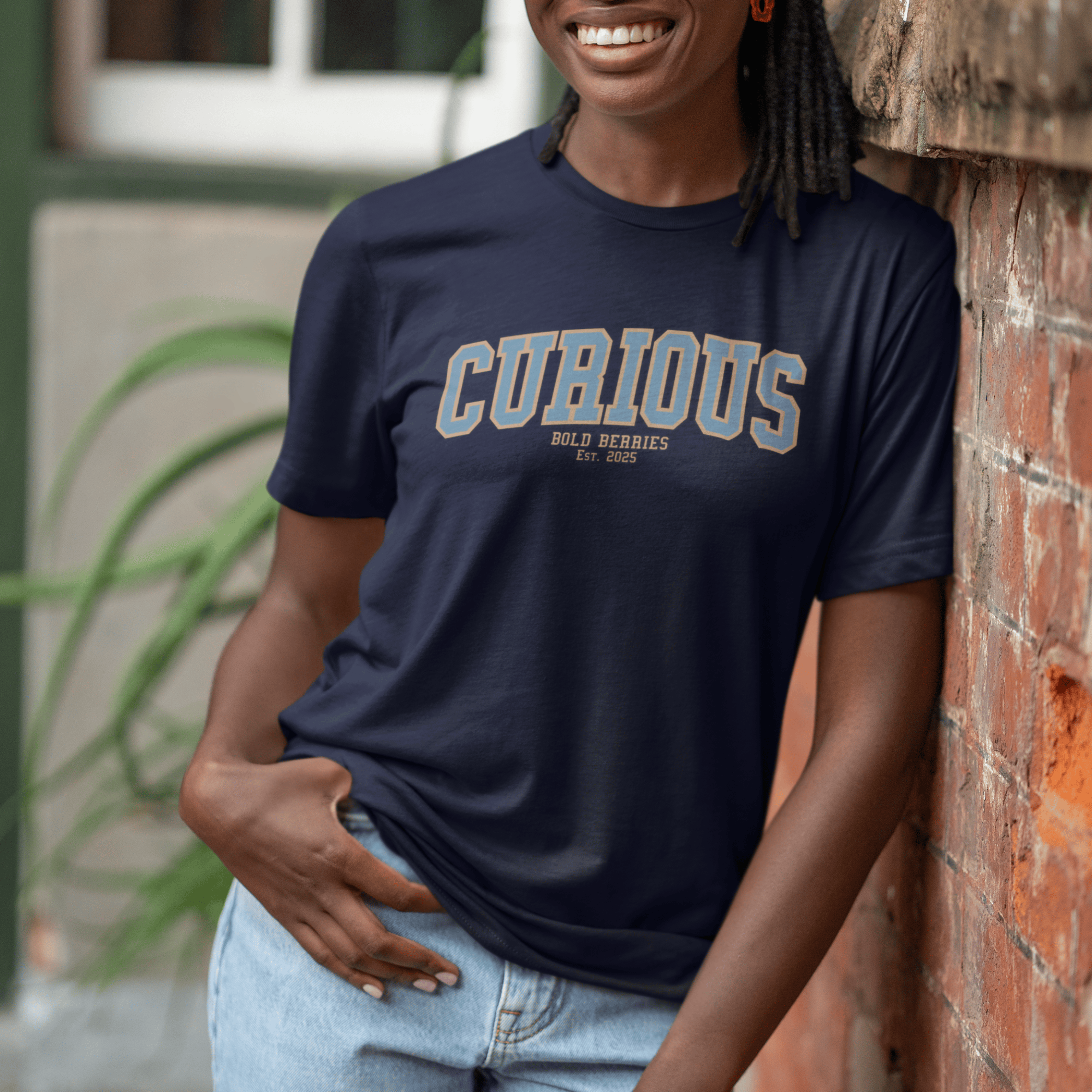 Varsity Curious - Adult T-Shirt