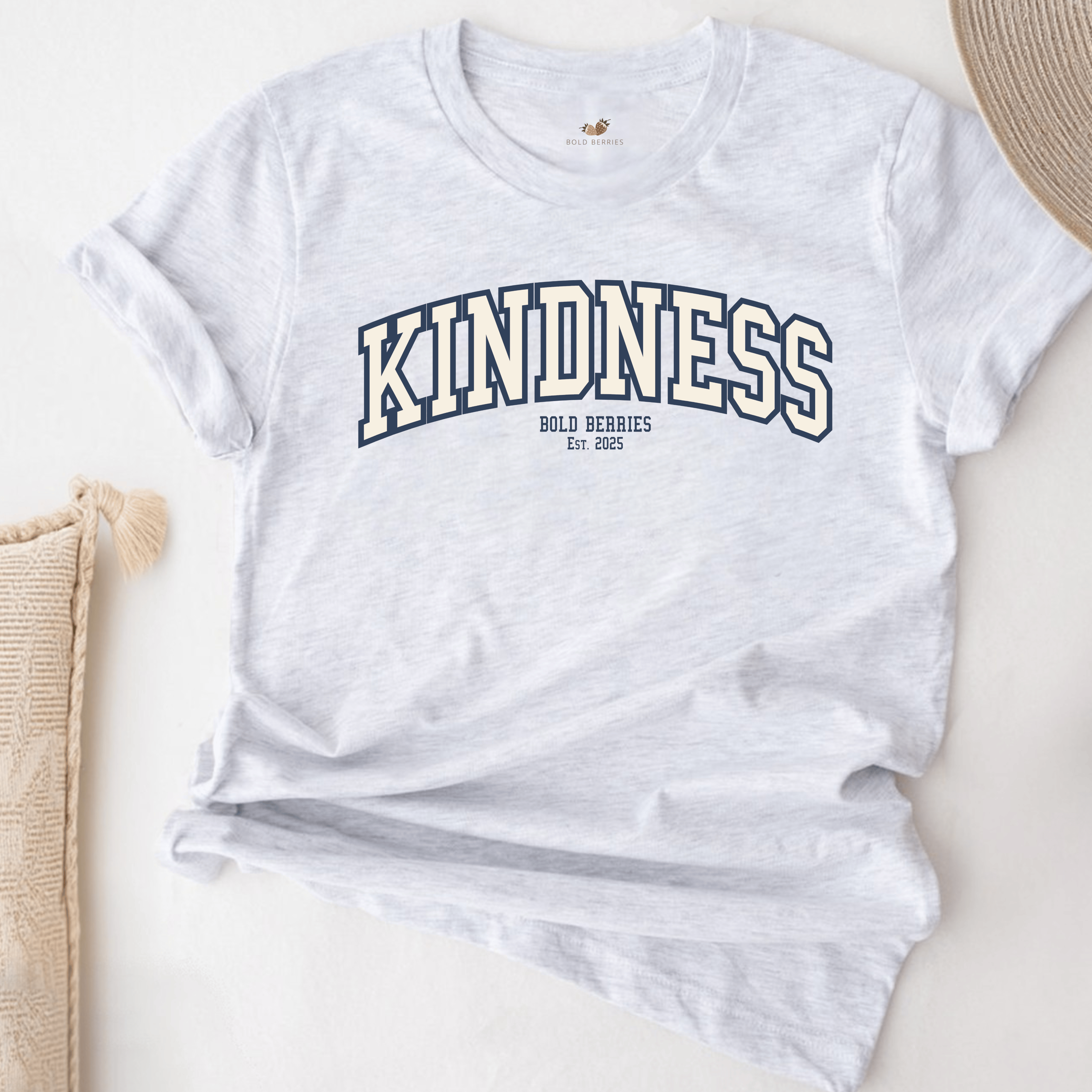 Varsity Kindness - Adult T-Shirt