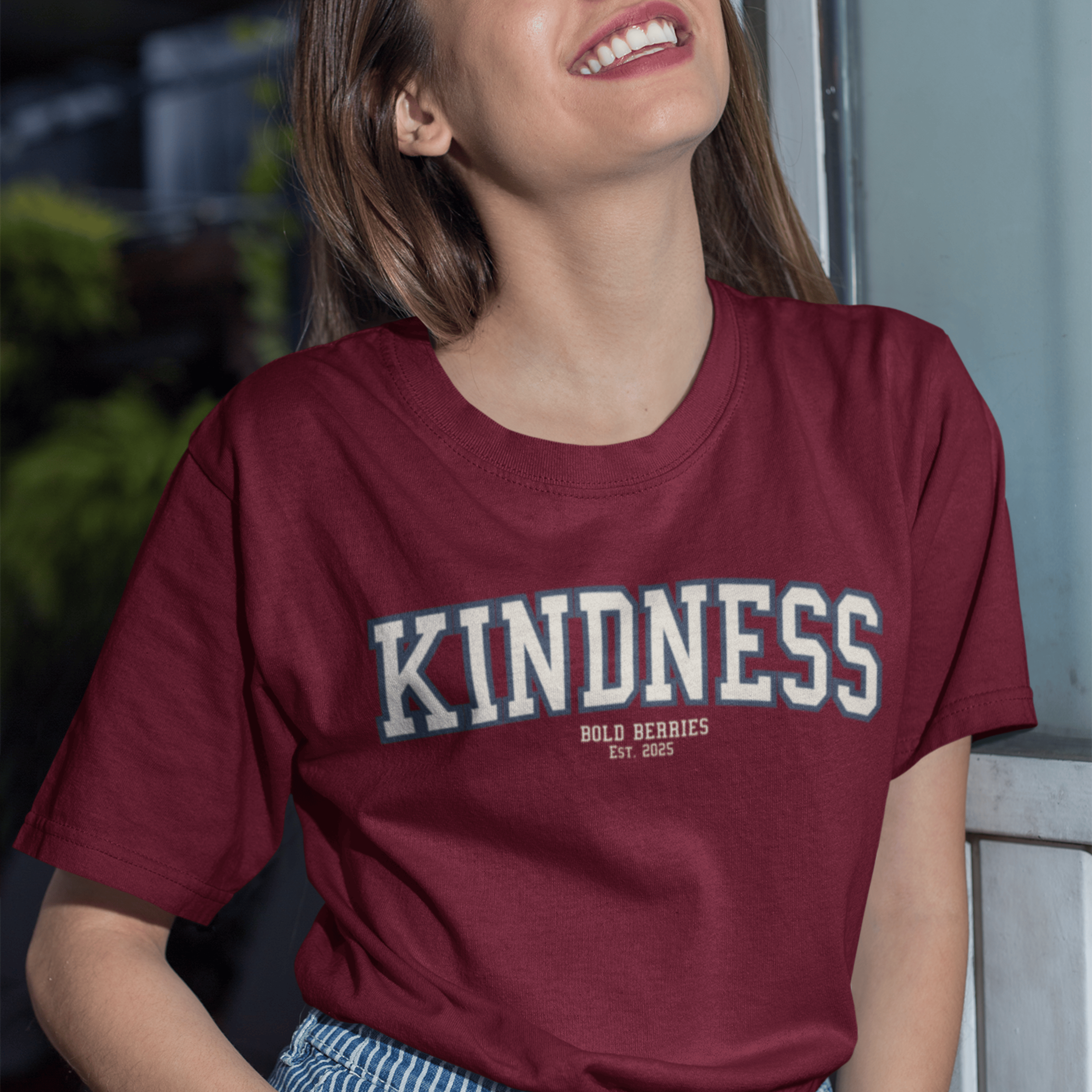 Varsity Kindness - Adult T-Shirt