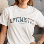 Varsity Optimistic - Adult T-Shirt