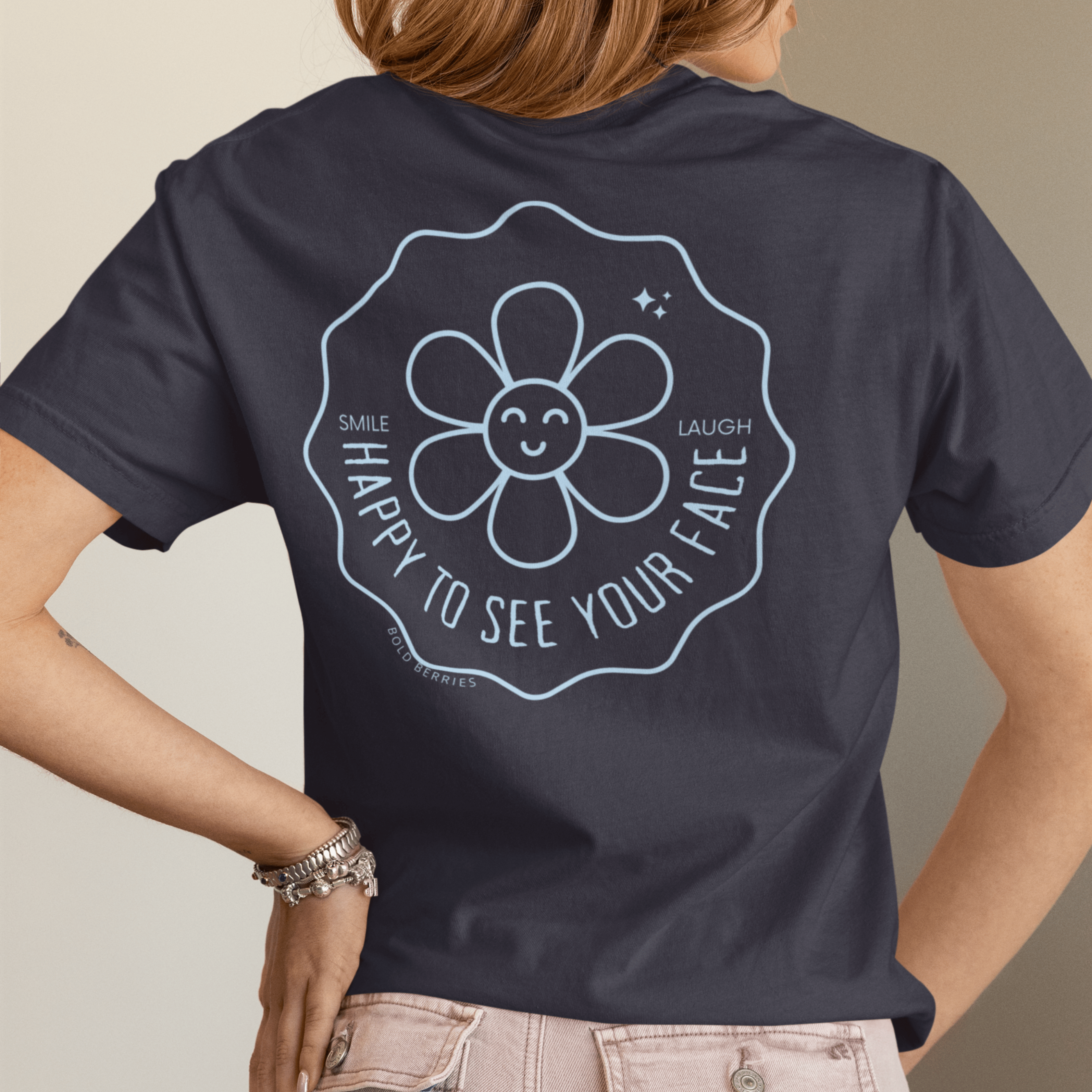 Happy to See Your Face - Adult T-Shirt