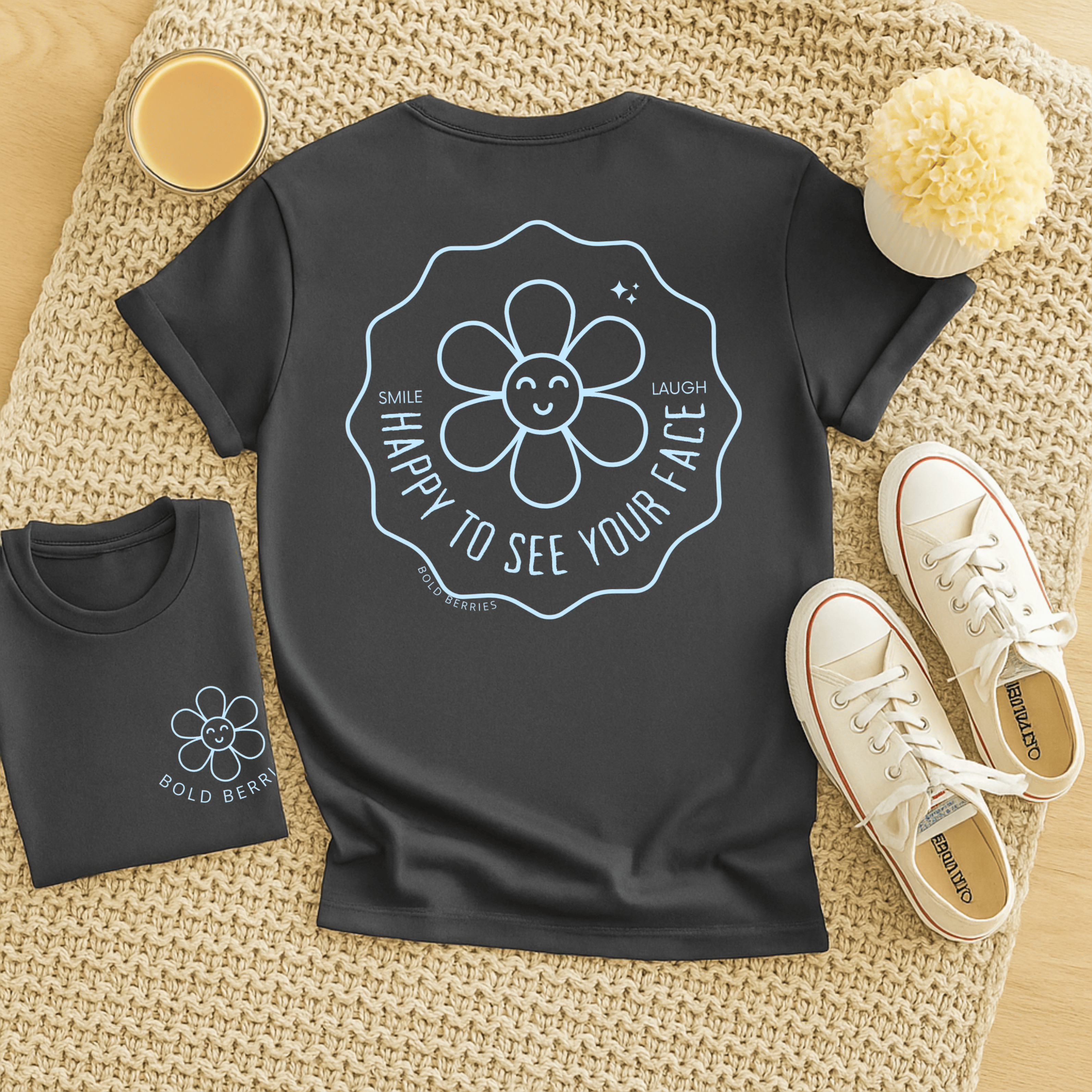 Happy to See Your Face - Adult T-Shirt