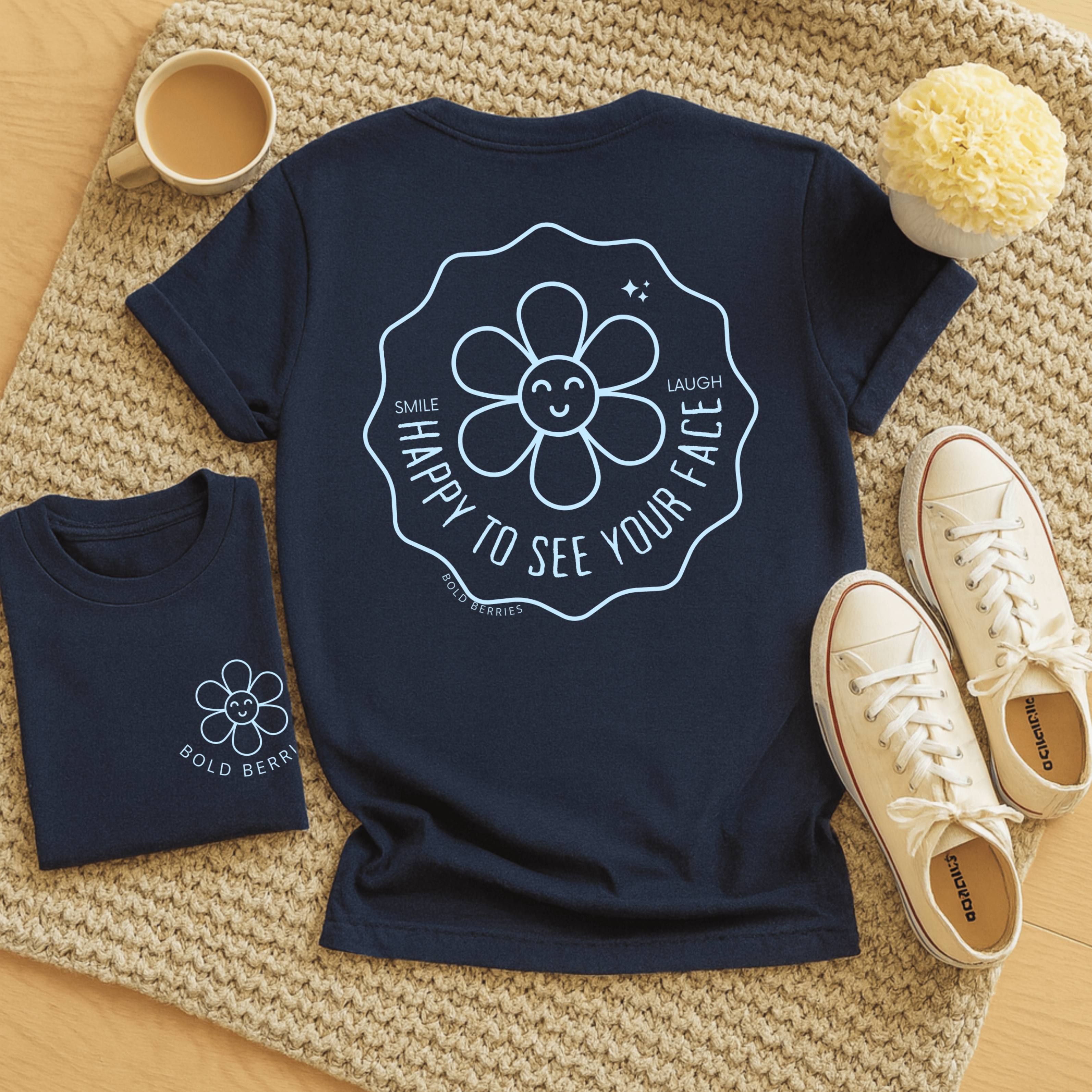 Happy to See Your Face - Adult T-Shirt