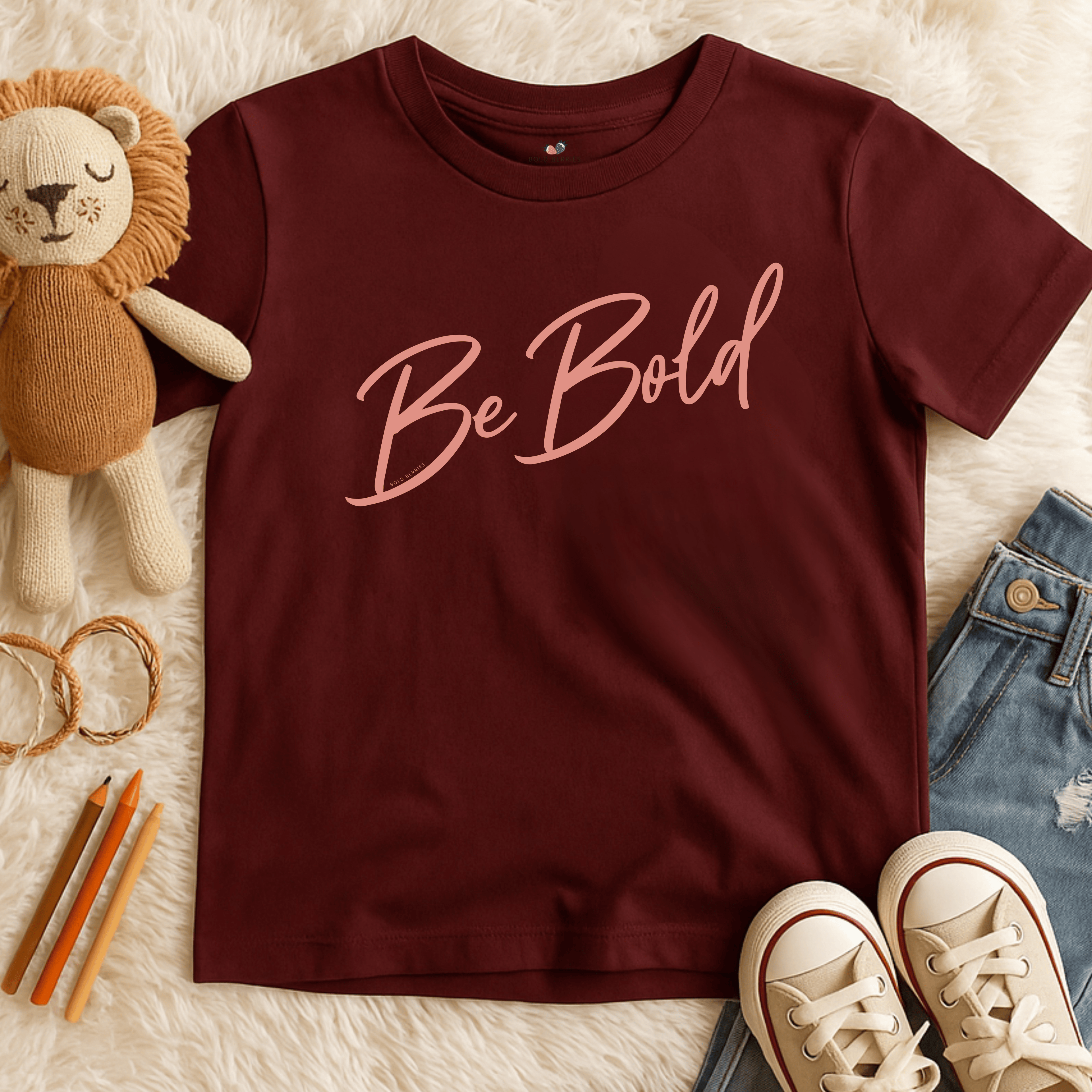 Be Bold Script - Kids T-shirt