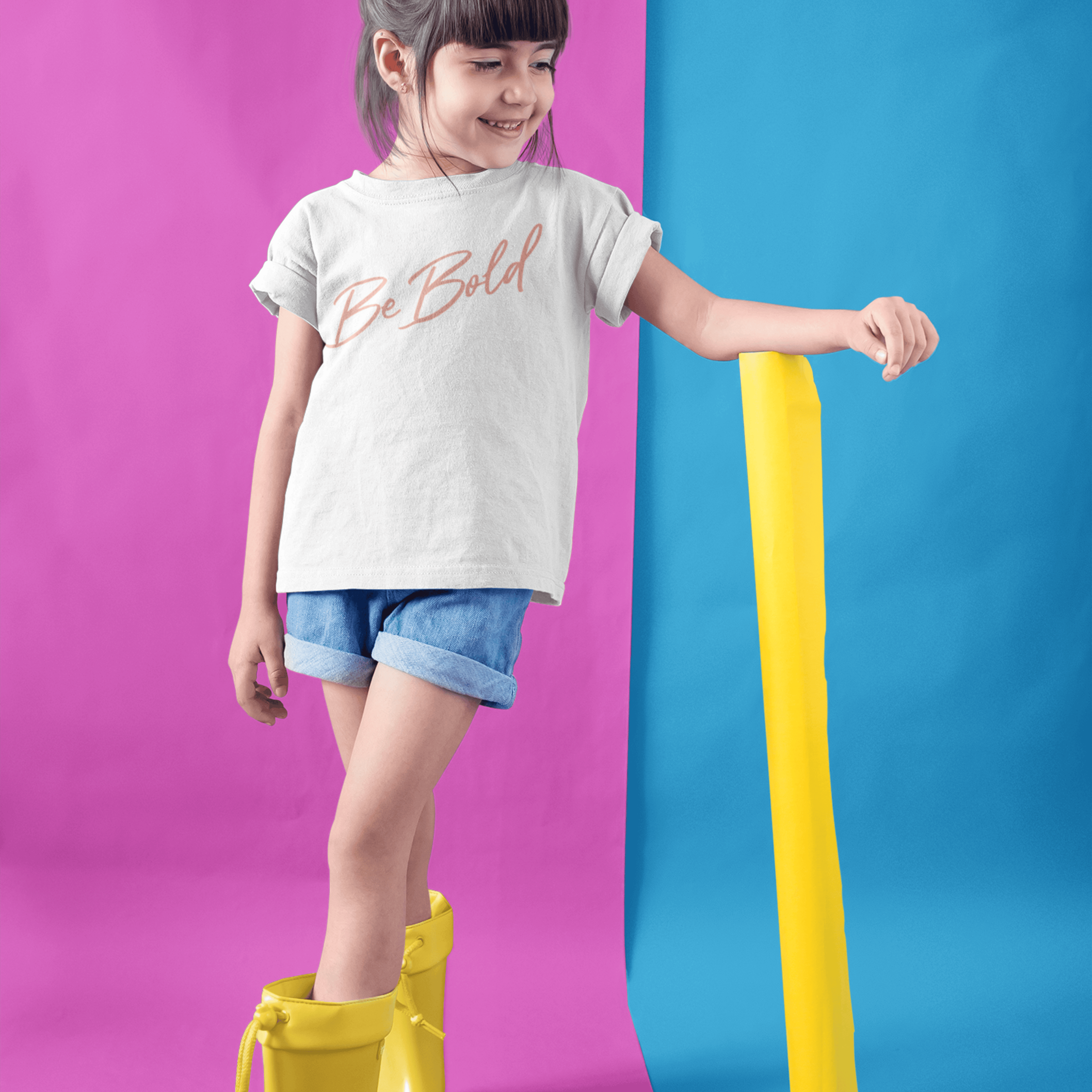 Be Bold Script - Kids T-shirt