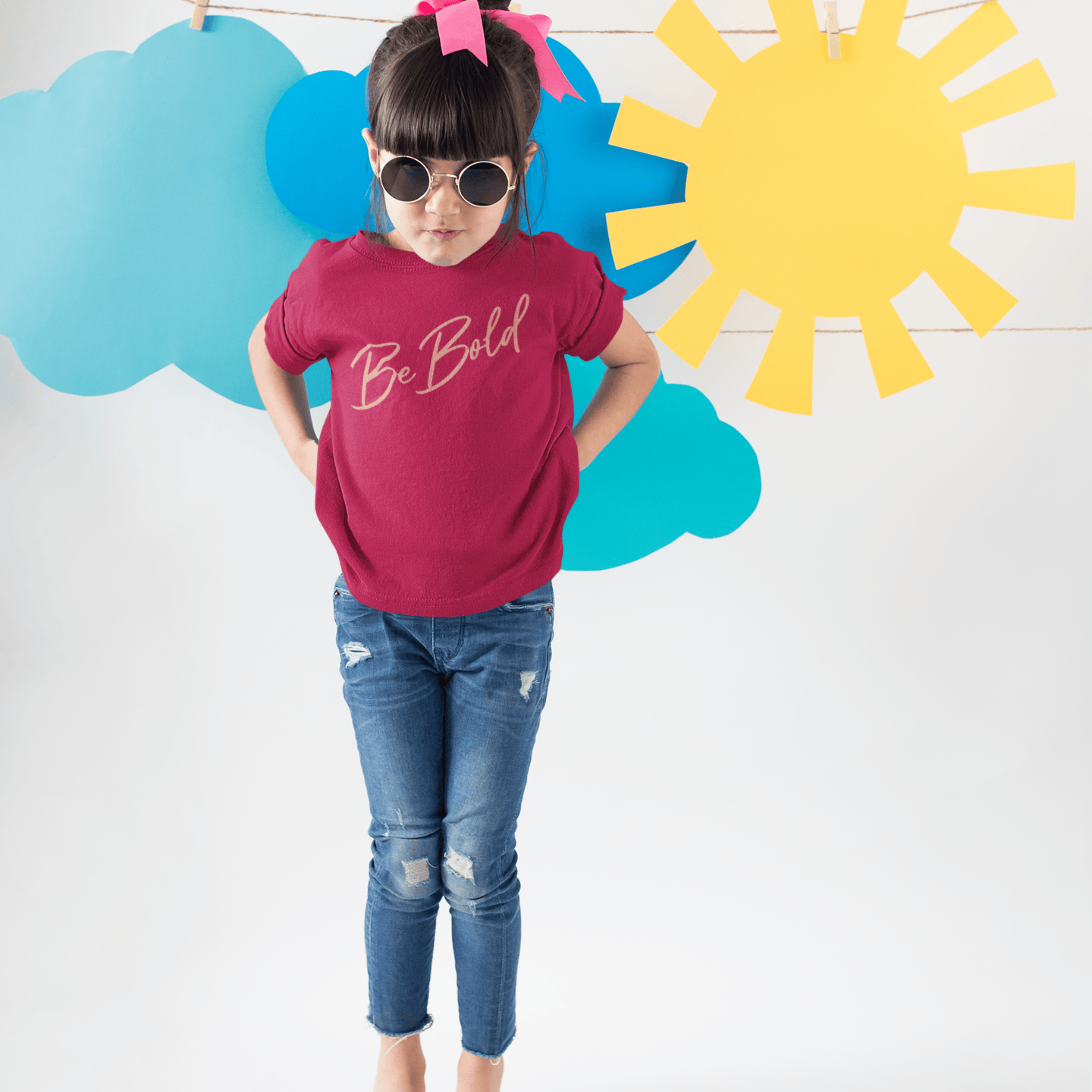 Be Bold Script - Kids T-shirt