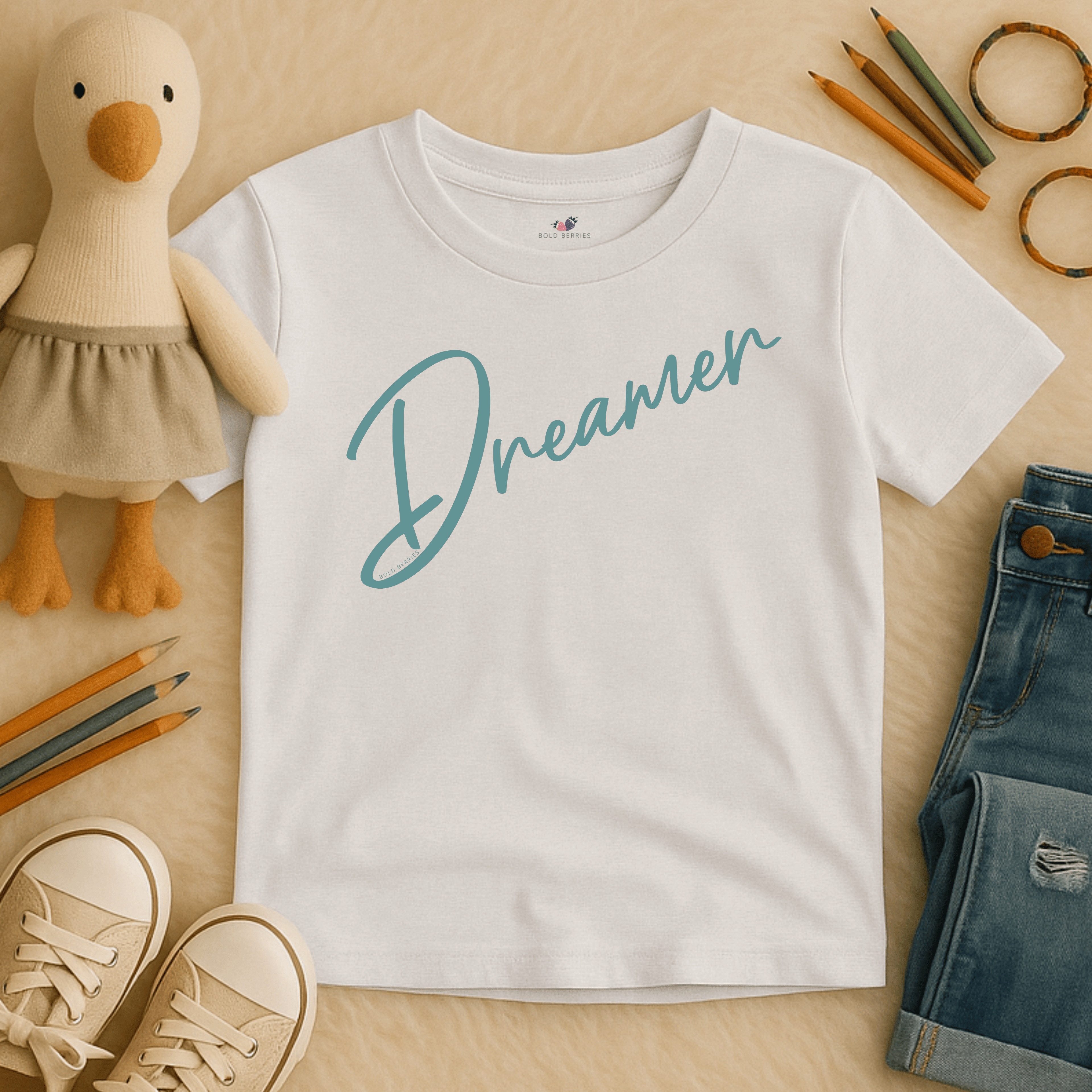 Dreamer Script - Kids T-shirt