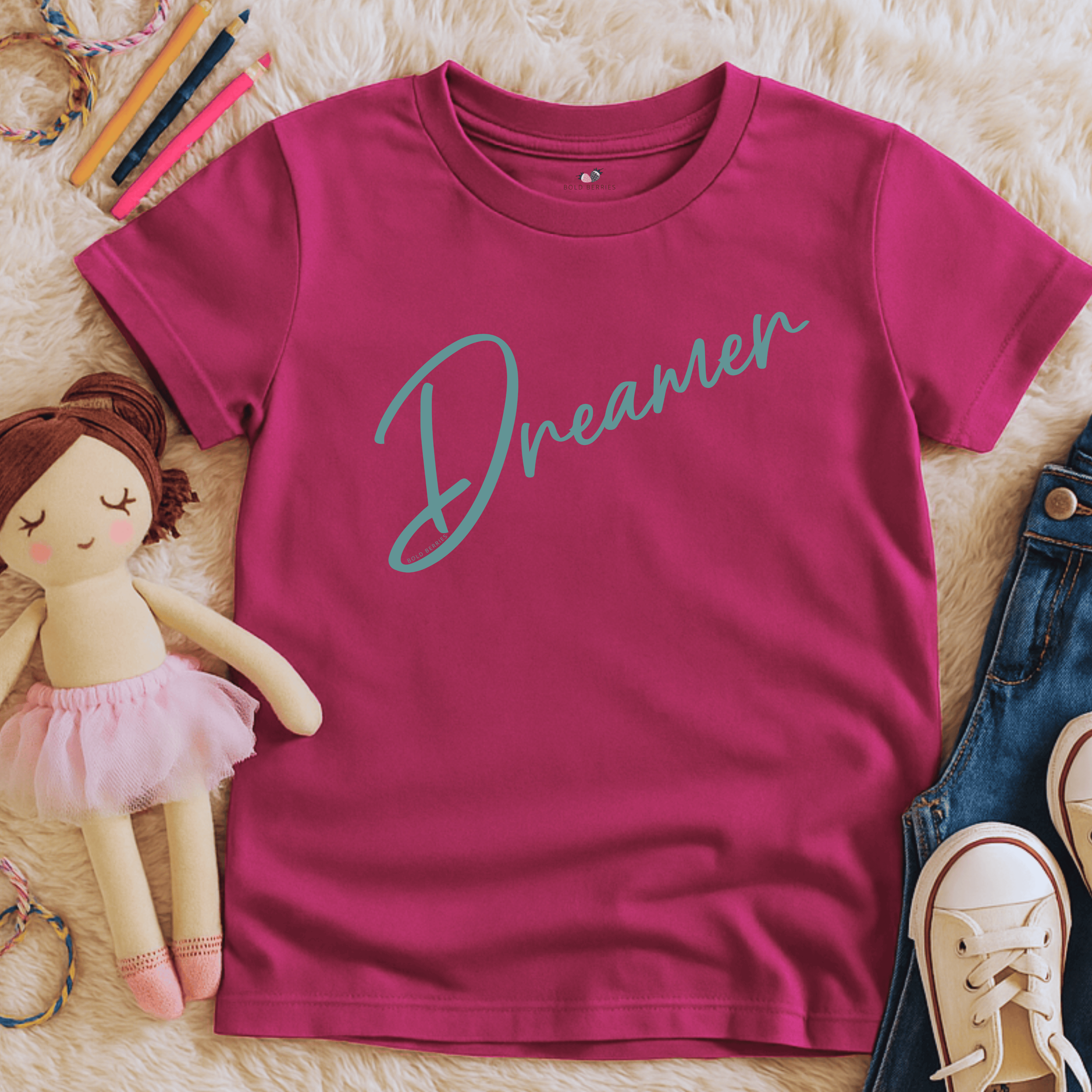 Dreamer Script - Kids T-shirt