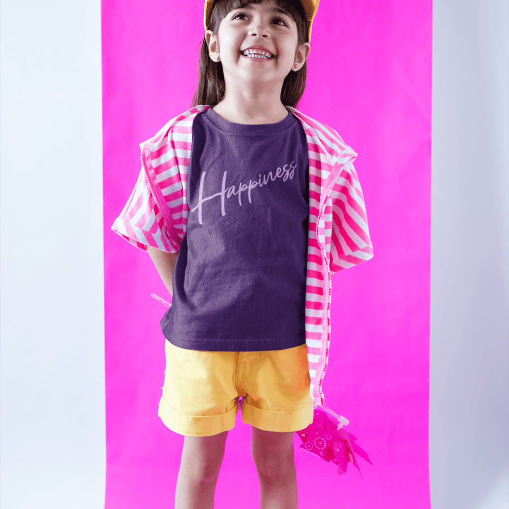 Happiness Script - Kids T-shirt