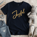 Joyful Script - Kids T-shirt