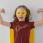 Optimistic Script - Kids T-shirt