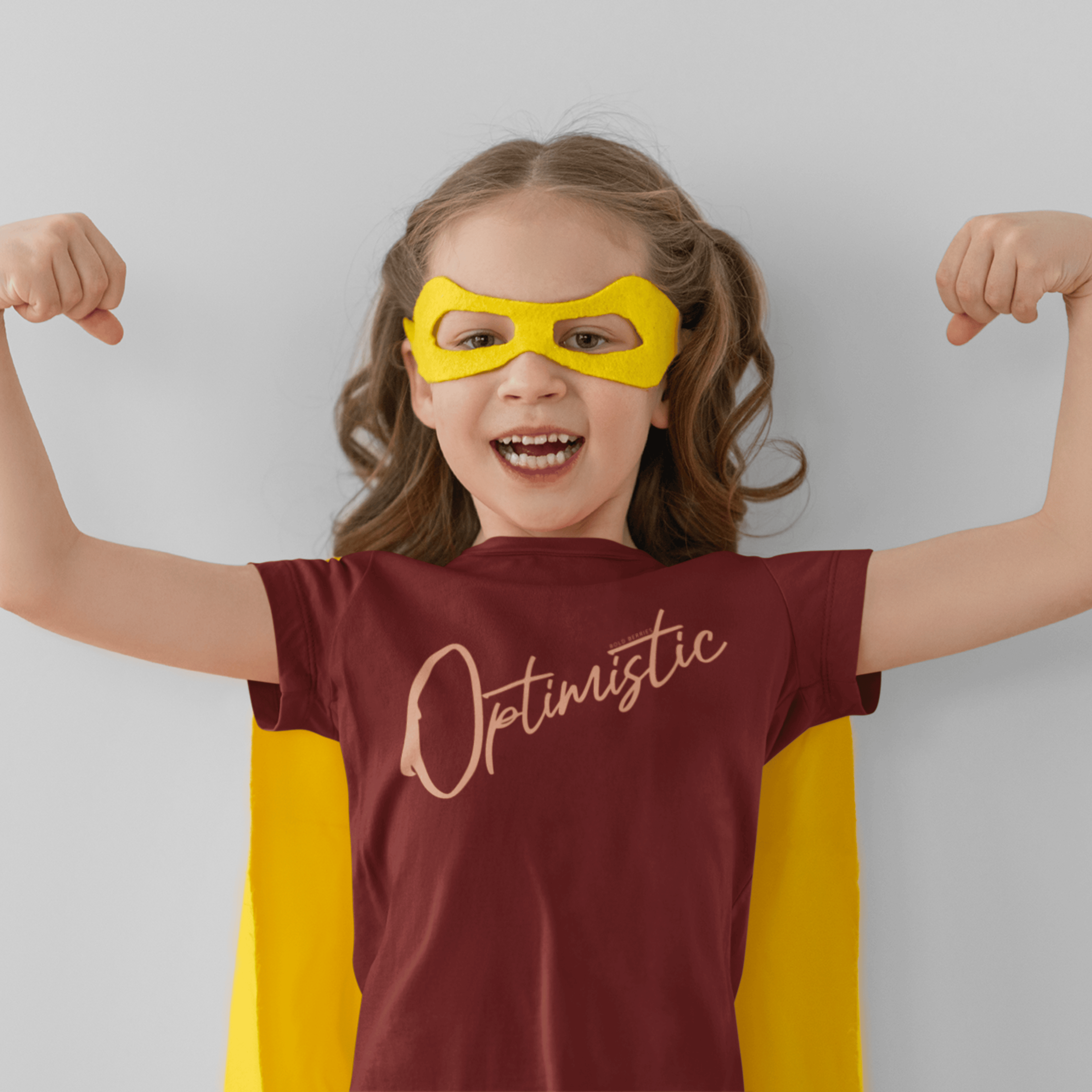 Optimistic Script - Kids T-shirt