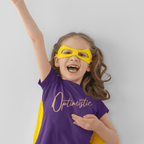 Optimistic Script - Kids T-shirt