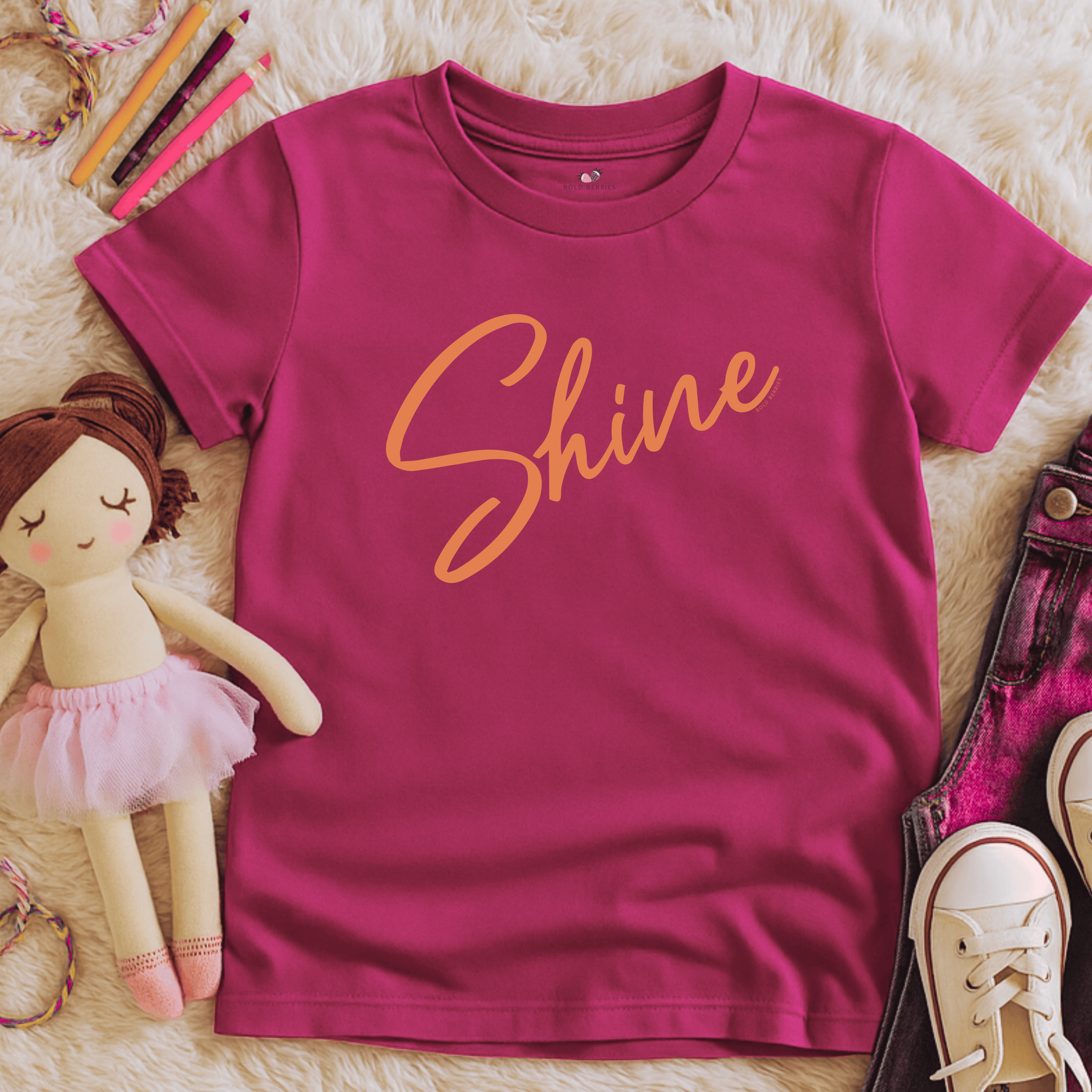 Shine Script - Kids T-shirt