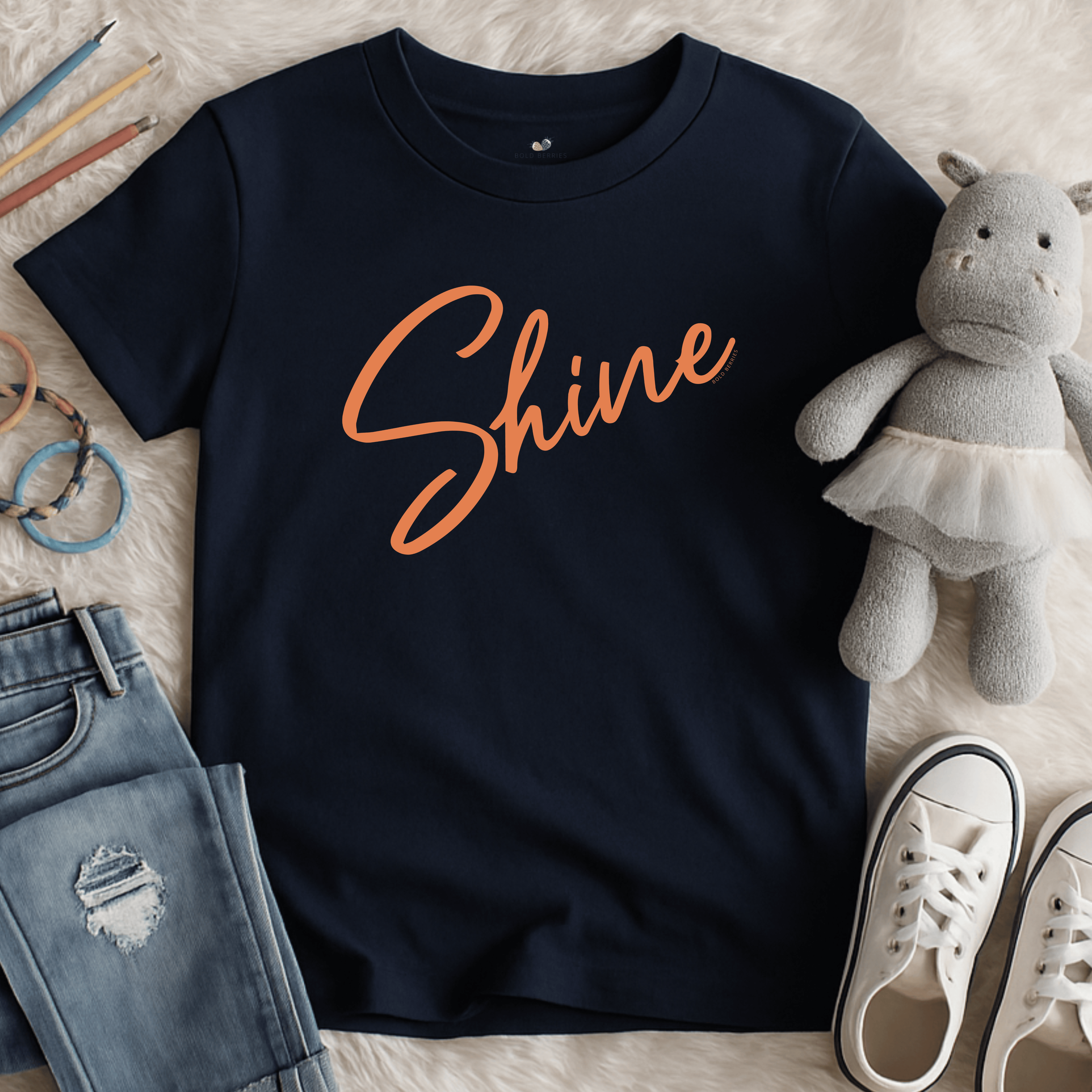 Shine Script - Kids T-shirt