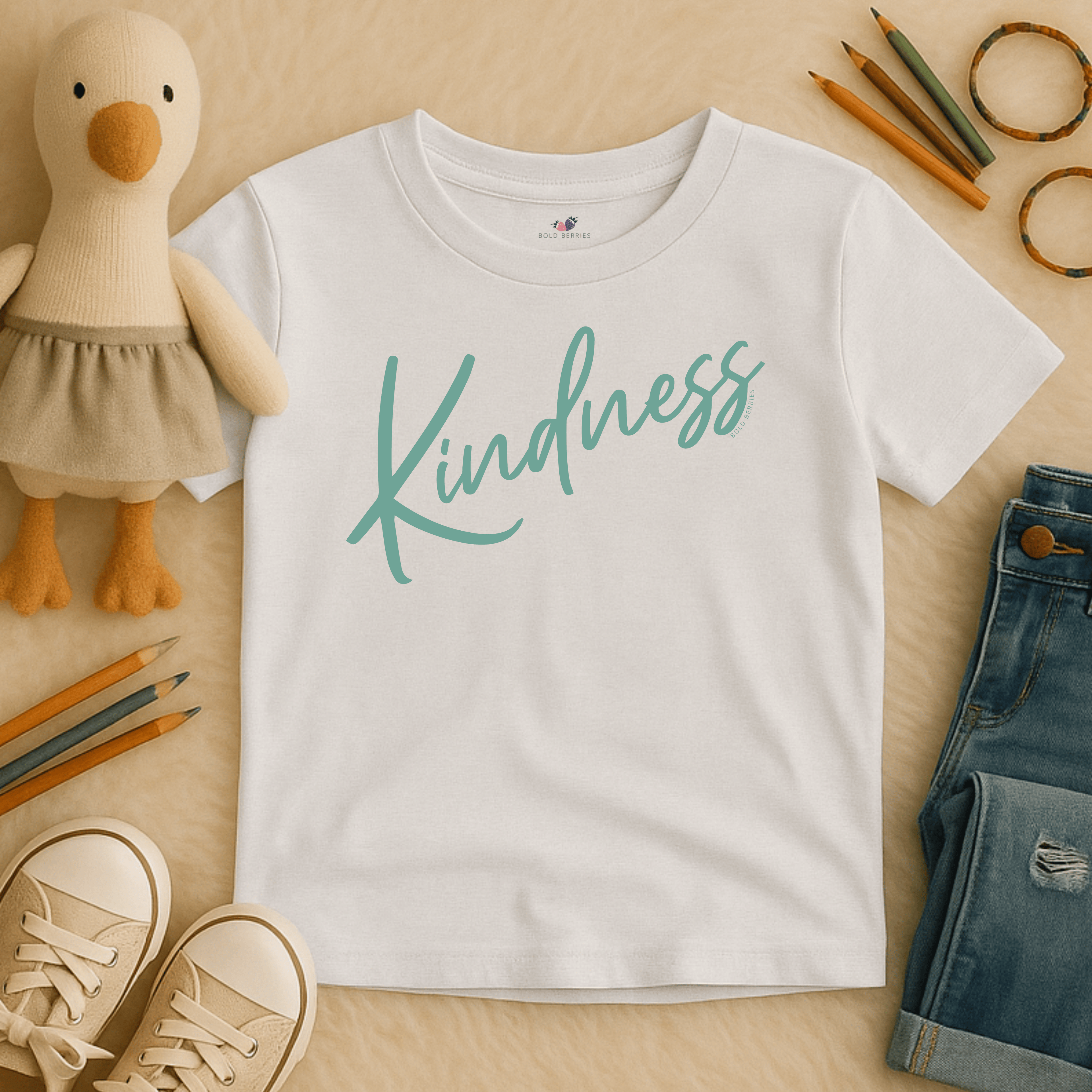 Kindness Script - Kids T-shirt