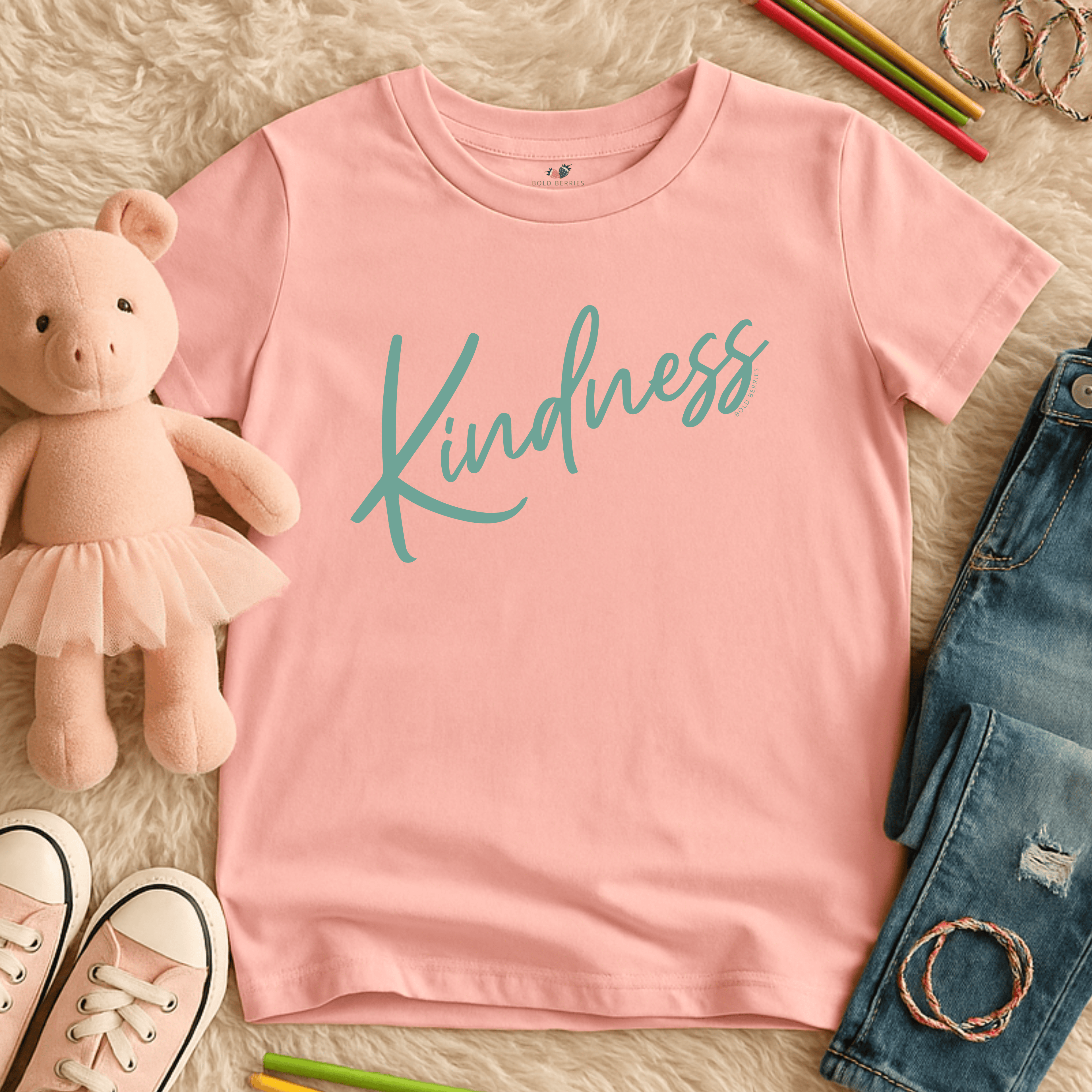 Kindness Script - Kids T-shirt