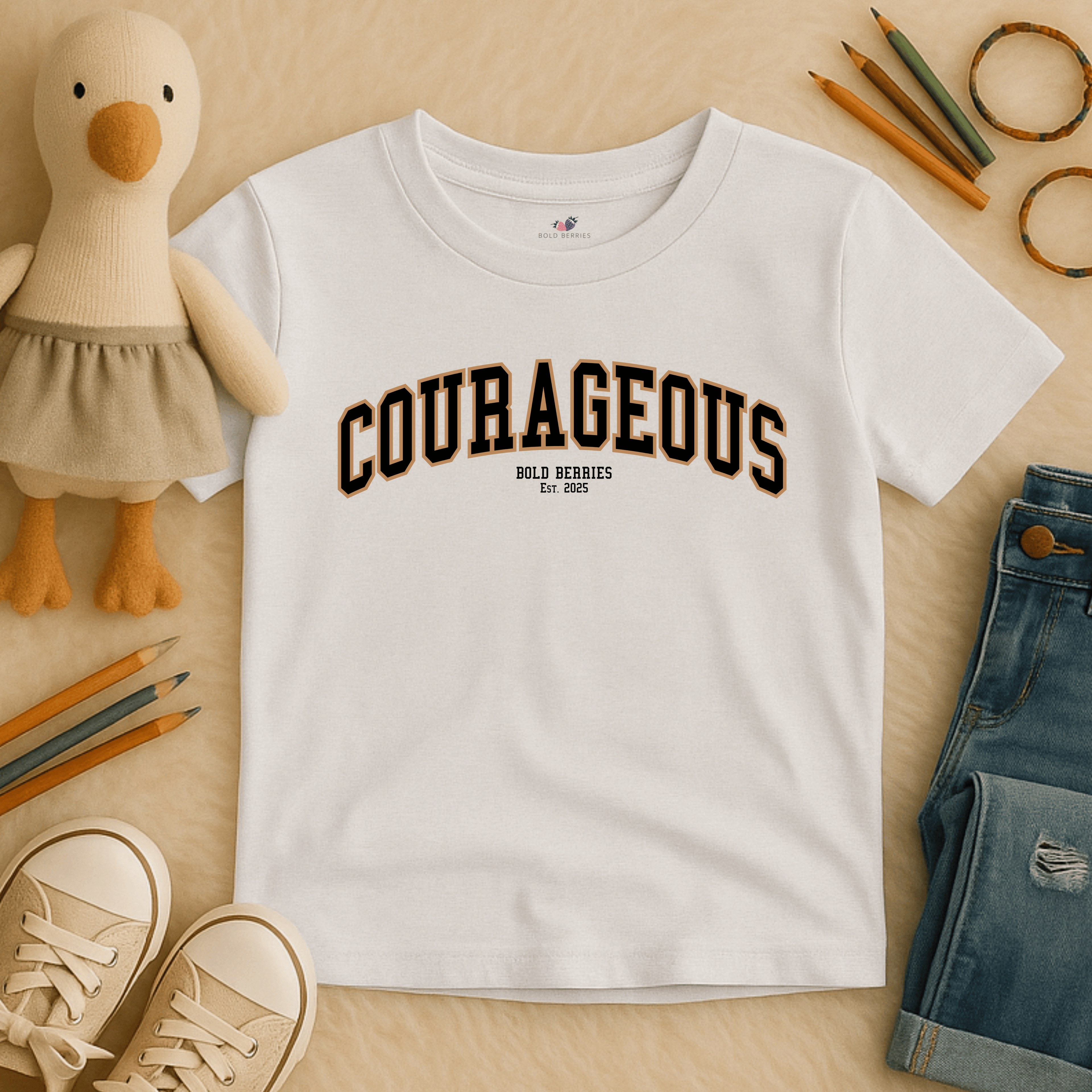 Varsity Courageous - Kids T-shirt