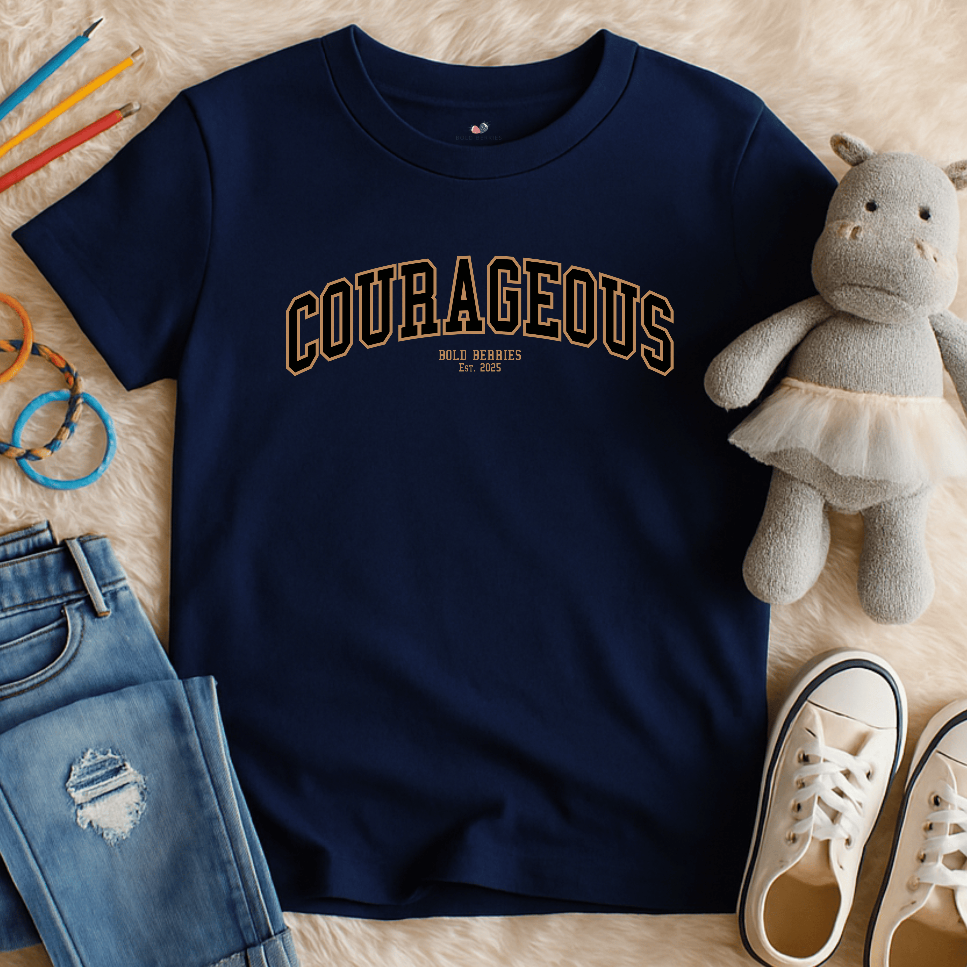 Varsity Courageous - Kids T-shirt