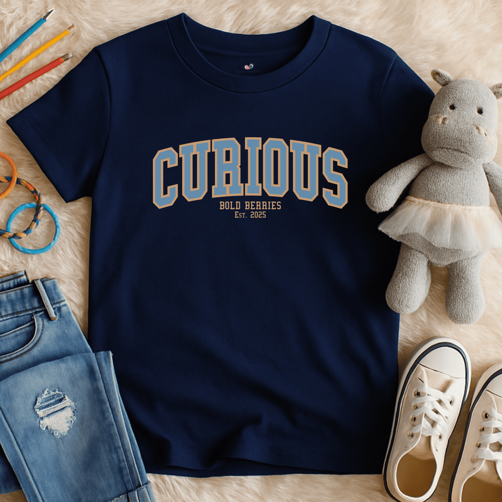 Varsity Curious - Kids T-shirt