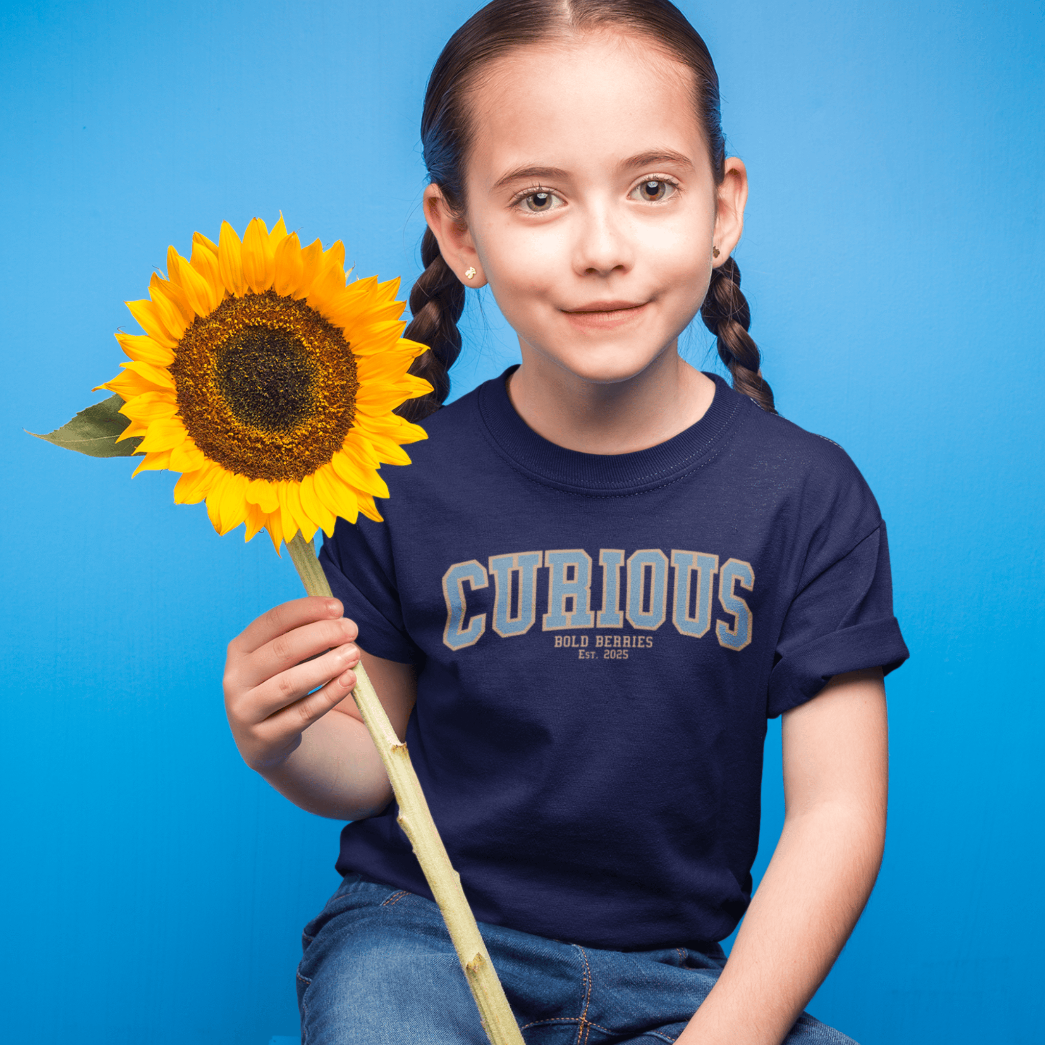 Varsity Curious - Kids T-shirt