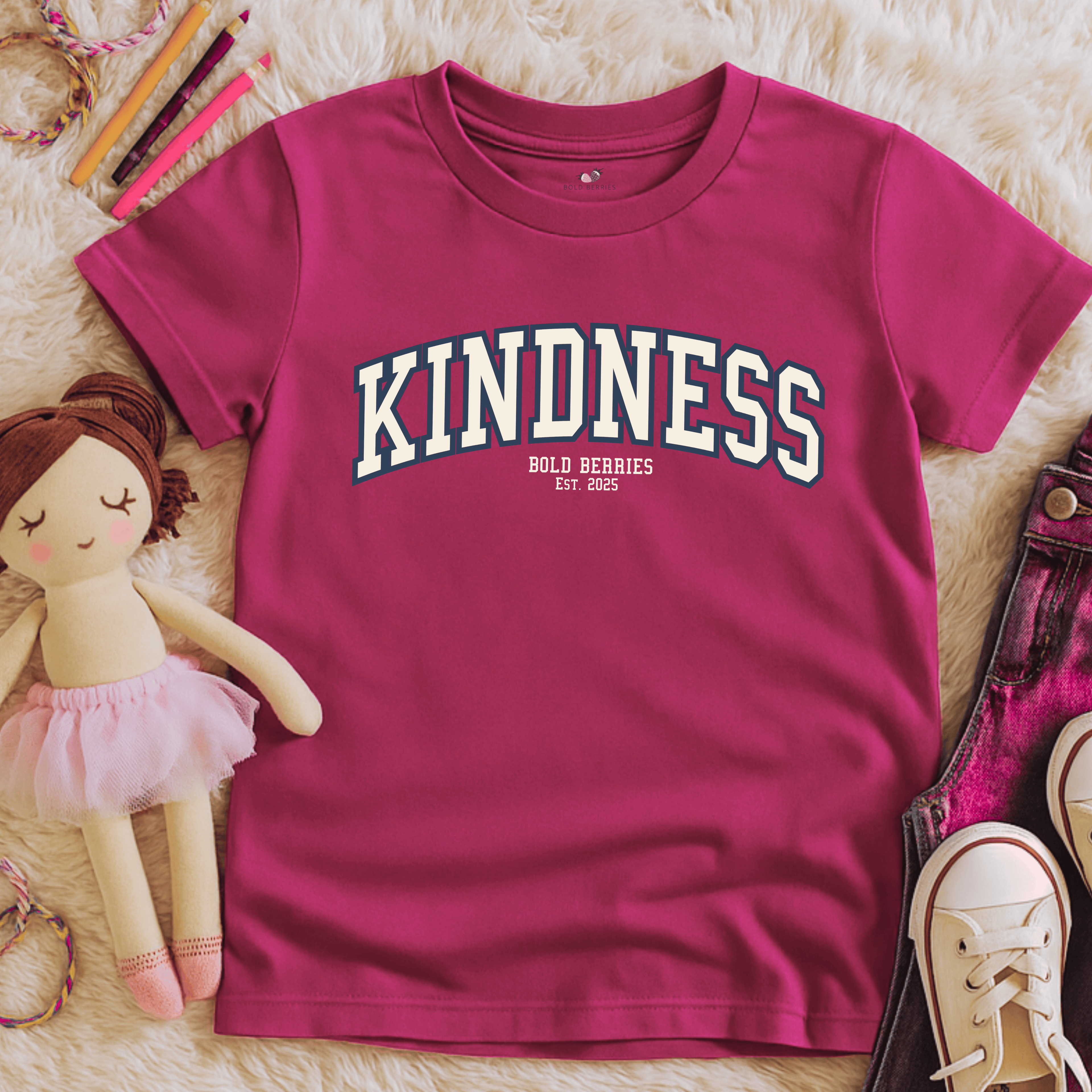 Varsity Kindness - Kids T-shirt